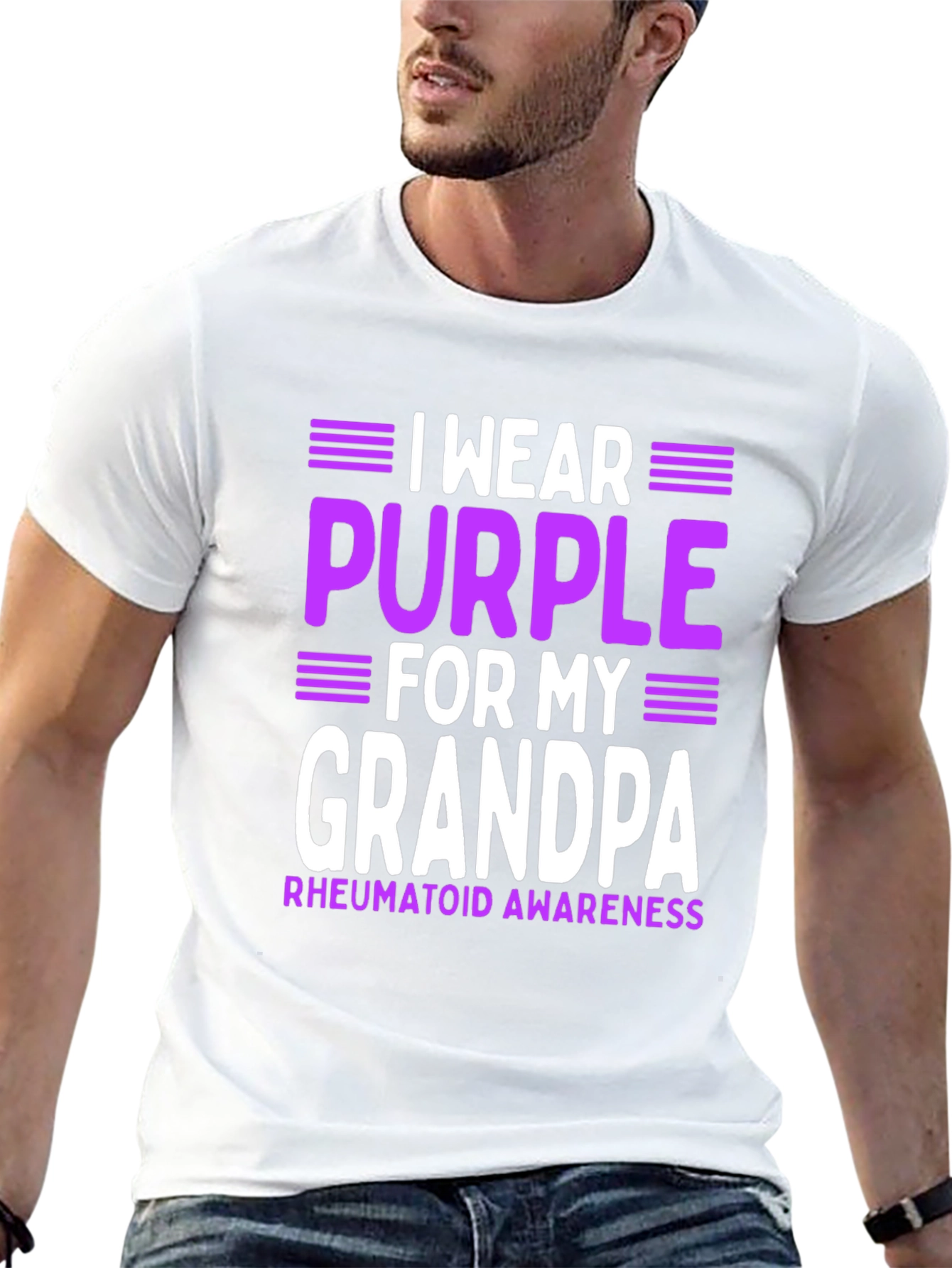 Purple Rheumatoid Awareness T-Shirt