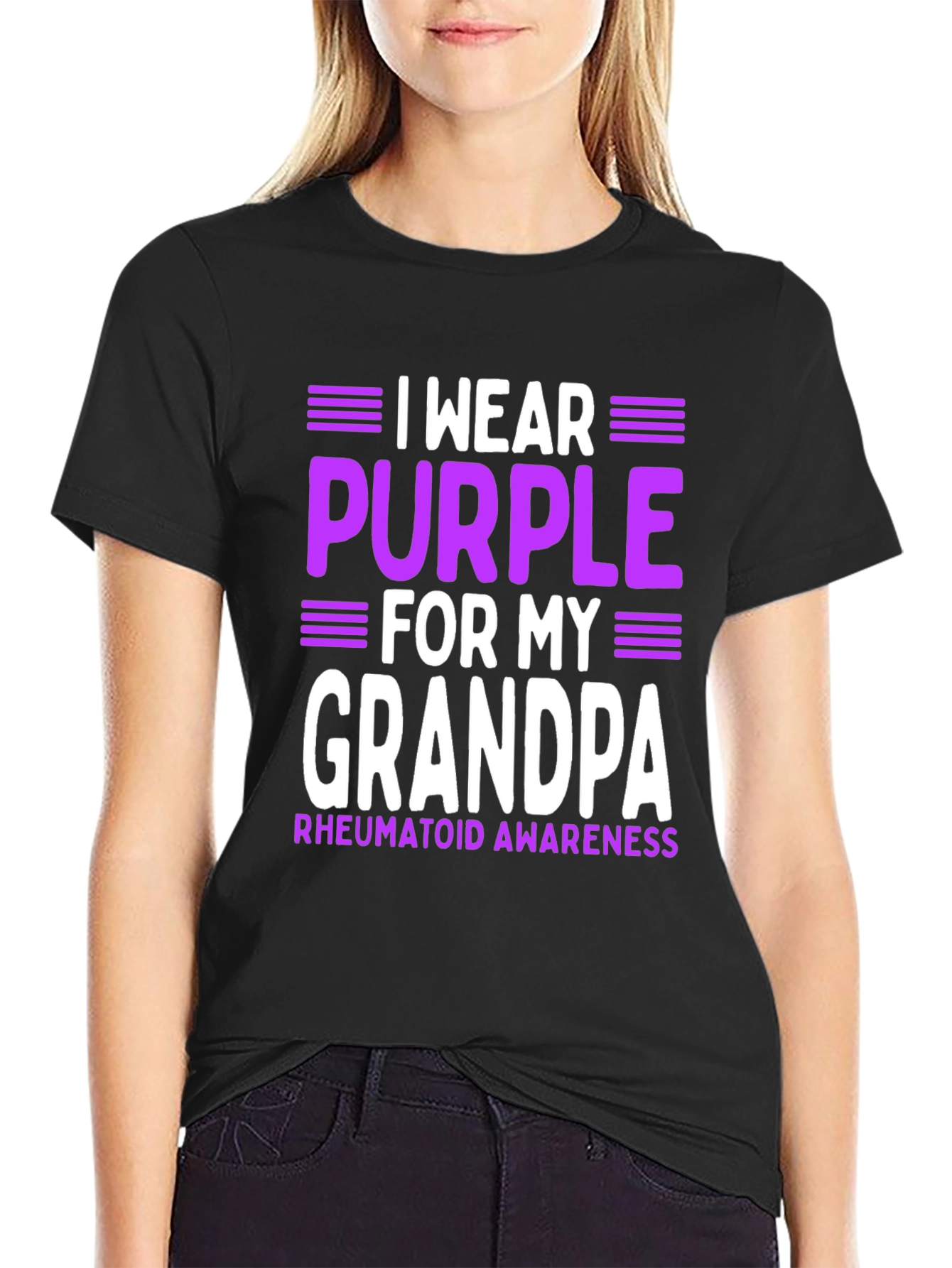 Purple Rheumatoid Awareness T-Shirt