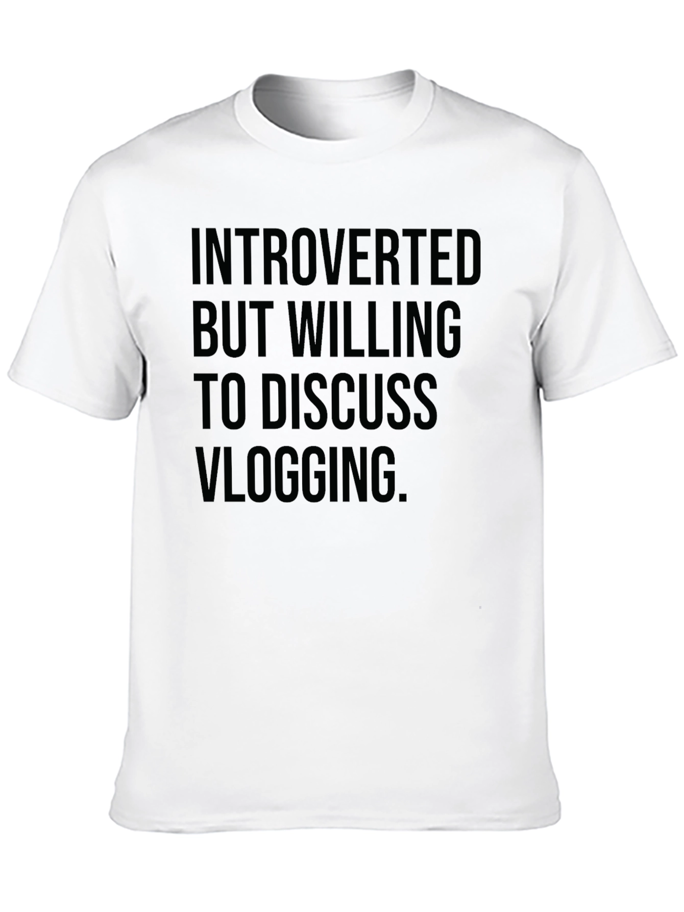 Introverted Vlogging T-Shirt