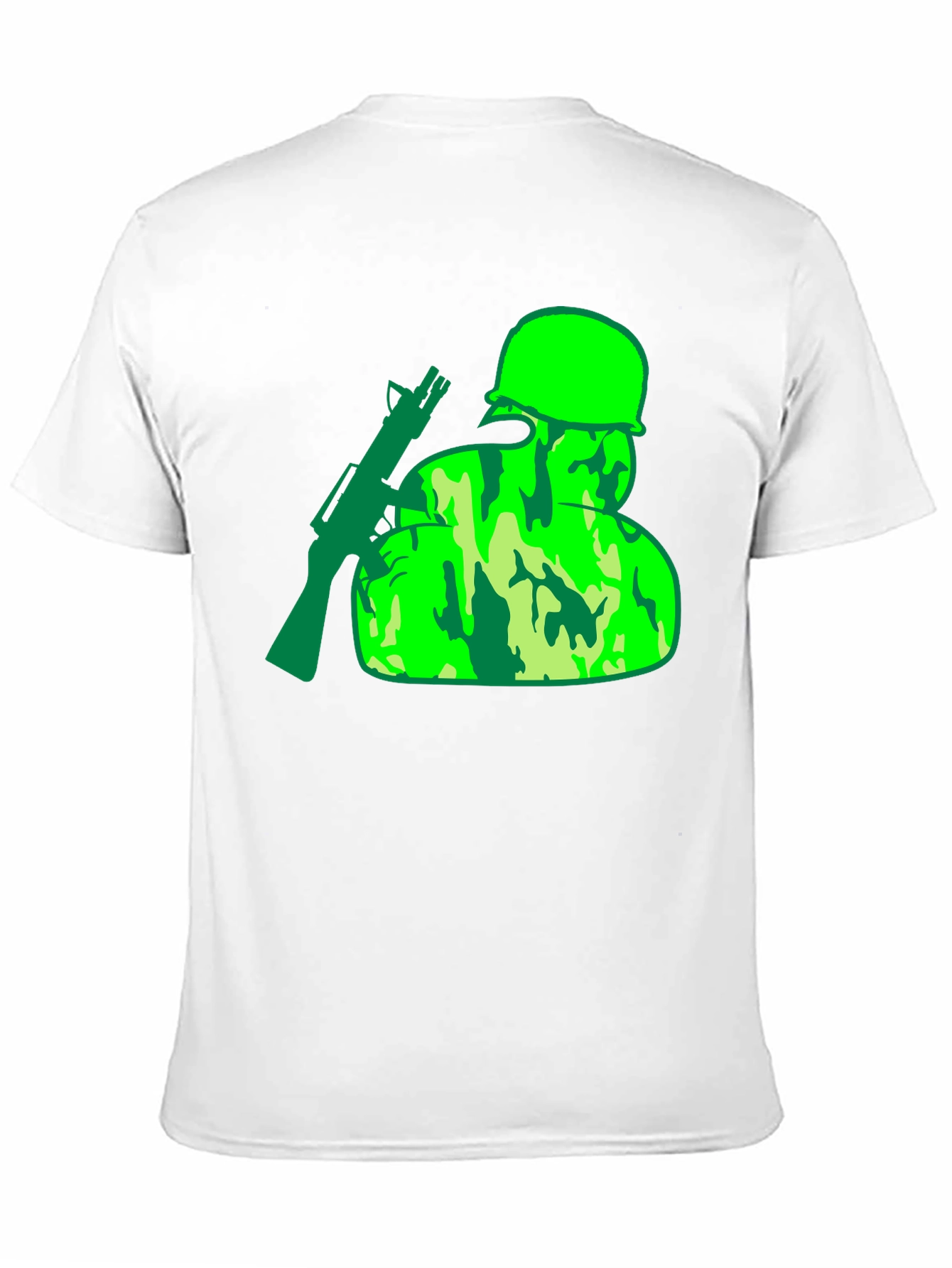 Camouflage Soldier Graphic T-Shirt