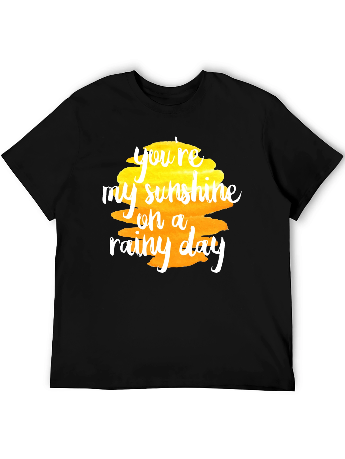 Sunshine on a Rainy Day Black T-Shirt