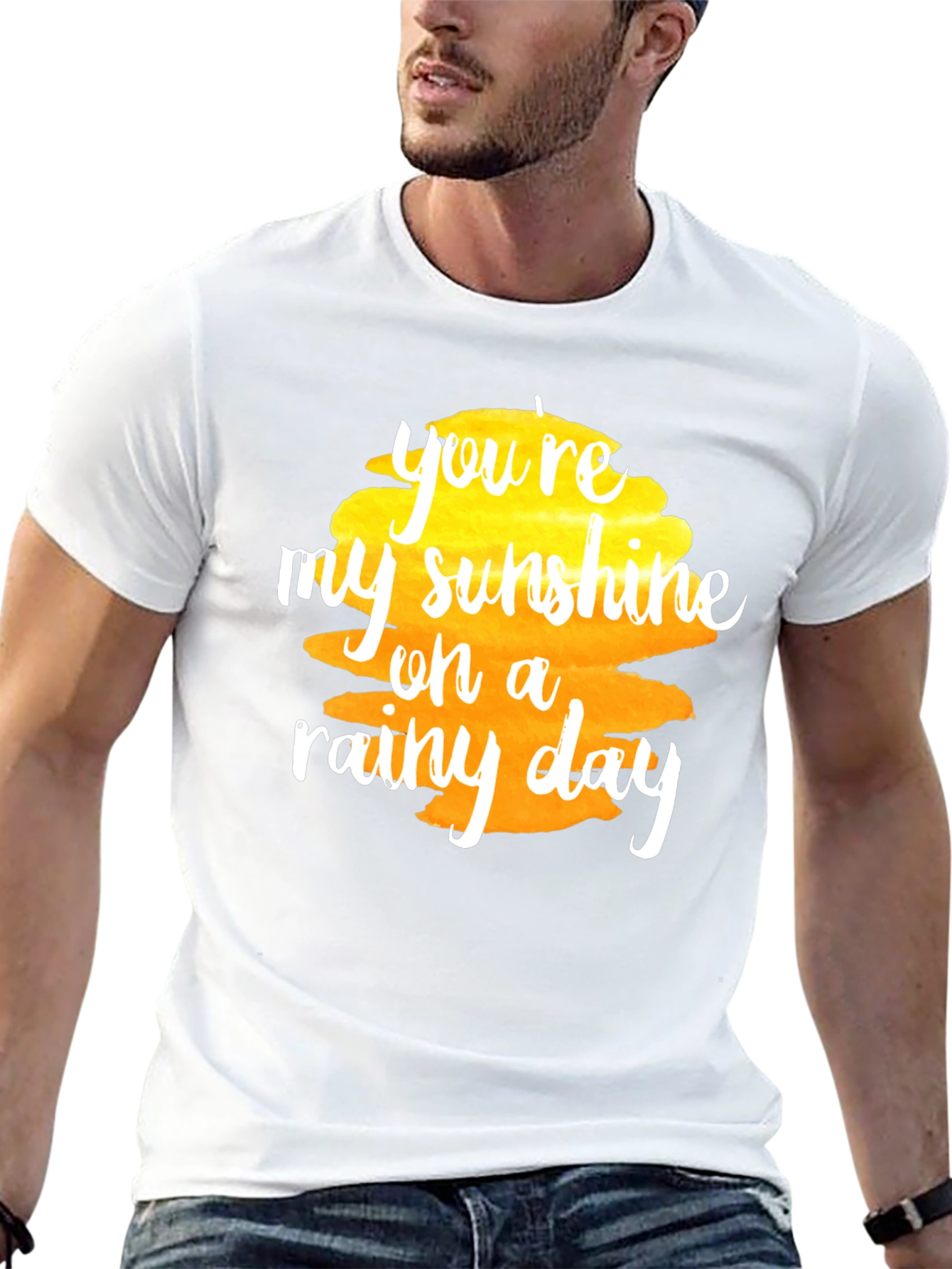 Sunshine on a Rainy Day Black T-Shirt