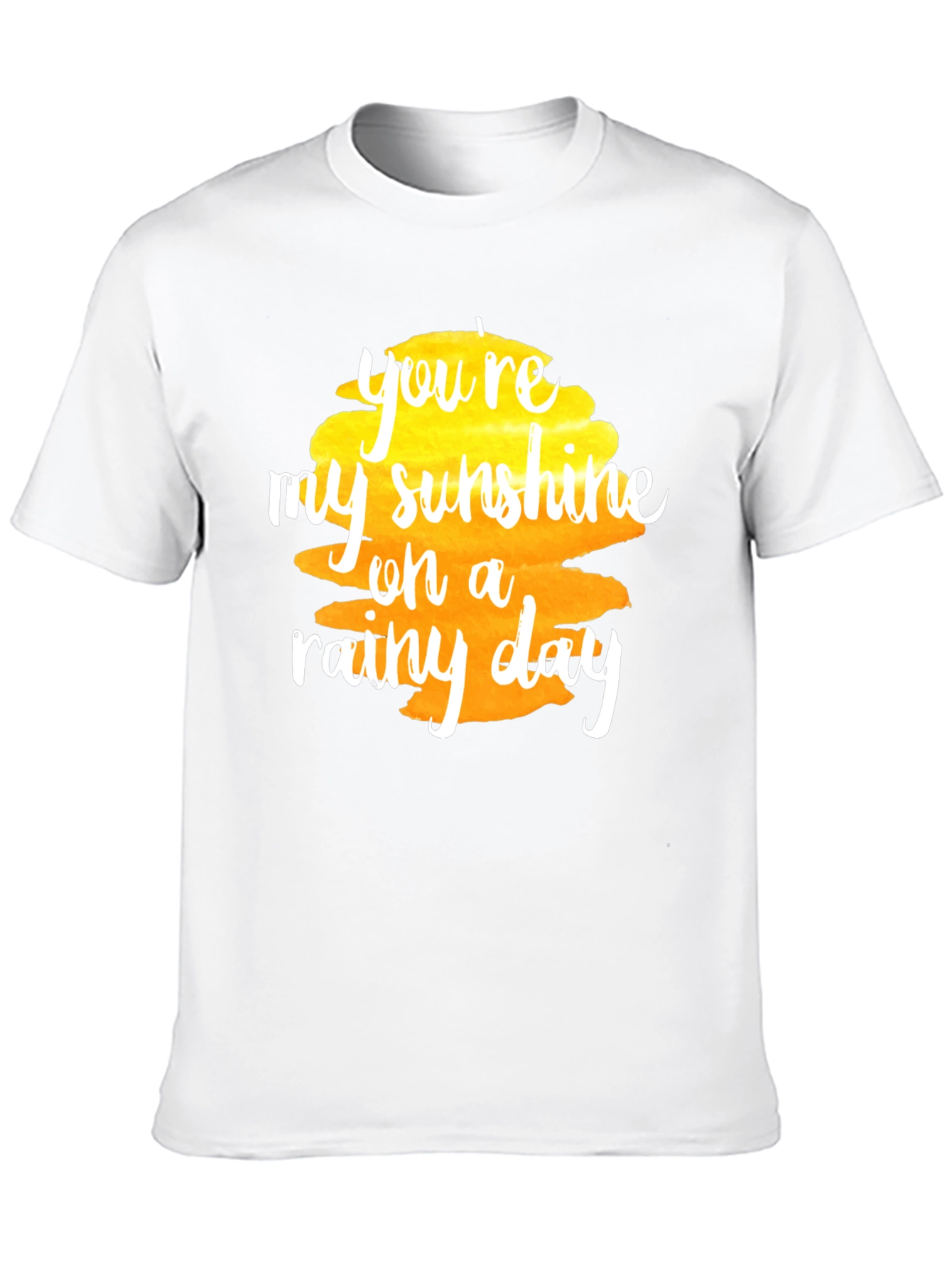 Sunshine on a Rainy Day Black T-Shirt