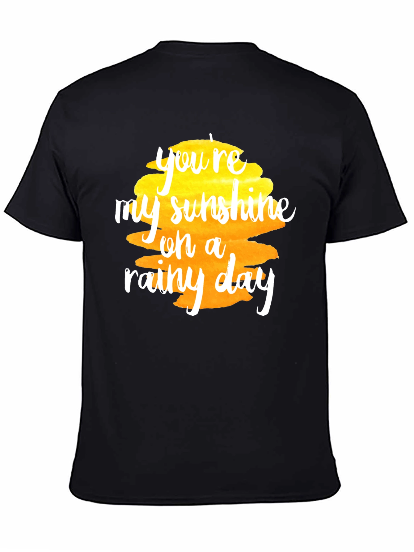 Sunshine on a Rainy Day Black T-Shirt