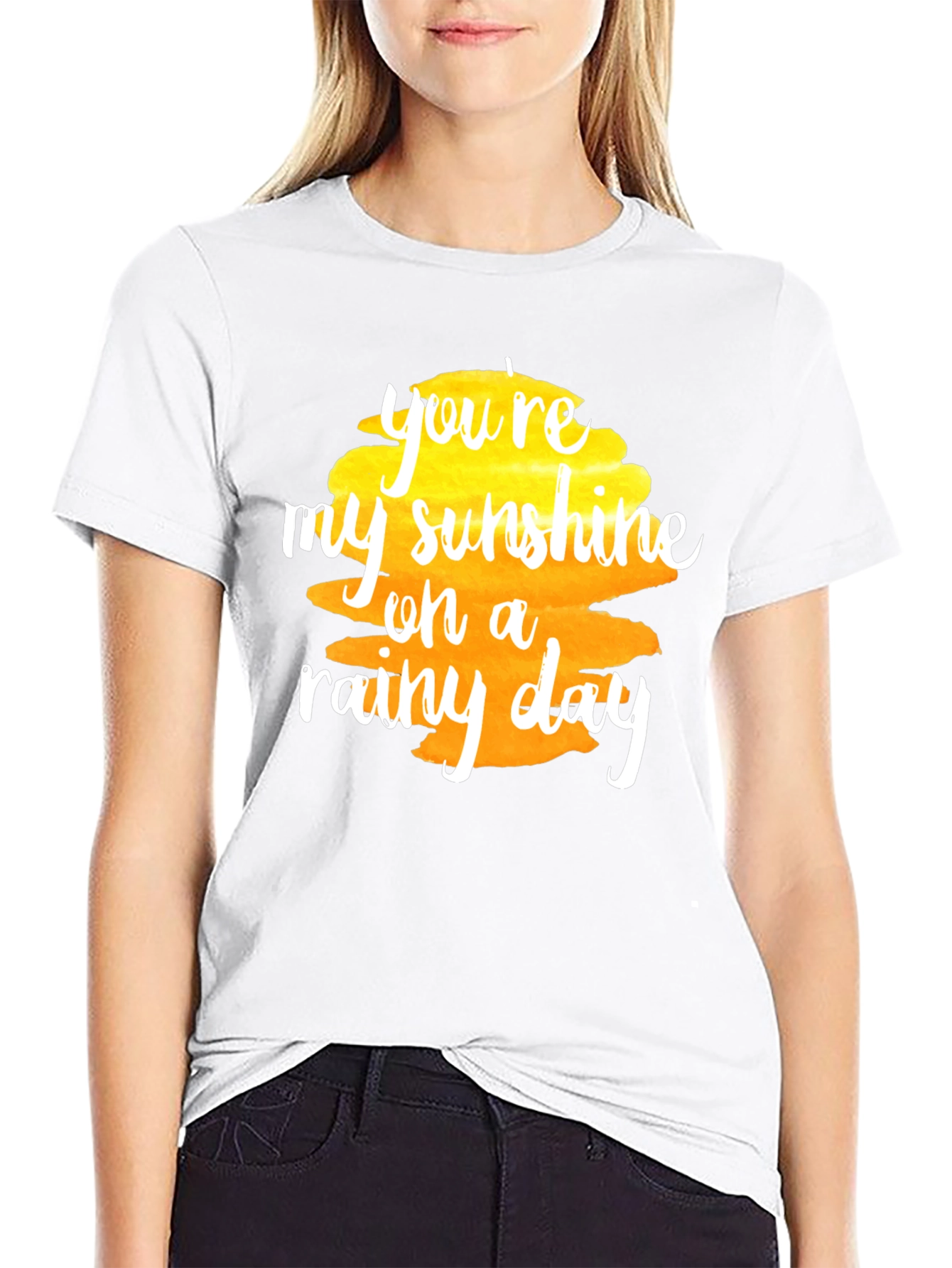 Sunshine on a Rainy Day Black T-Shirt