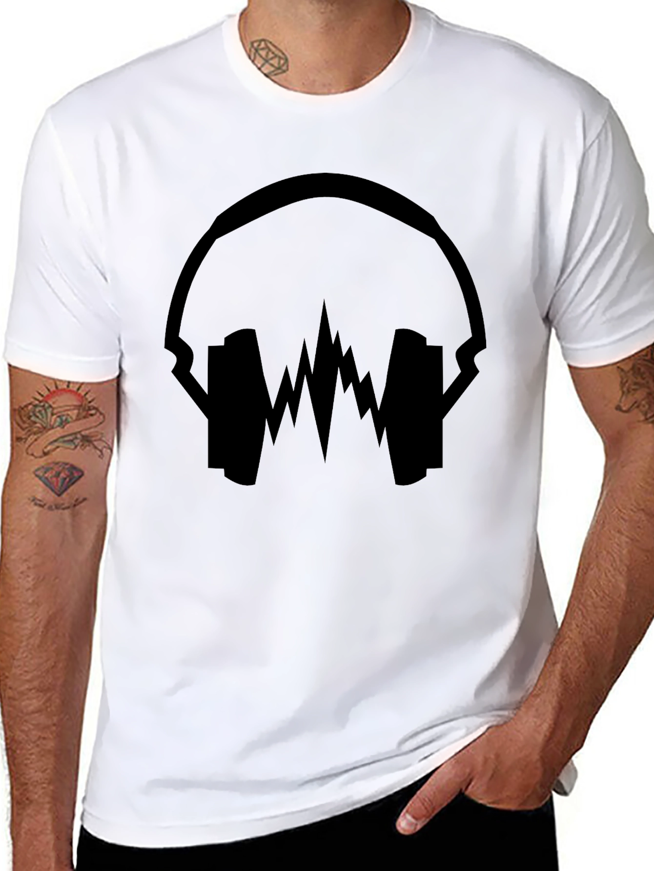 Headphone Equalizer Graphic T-Shirt