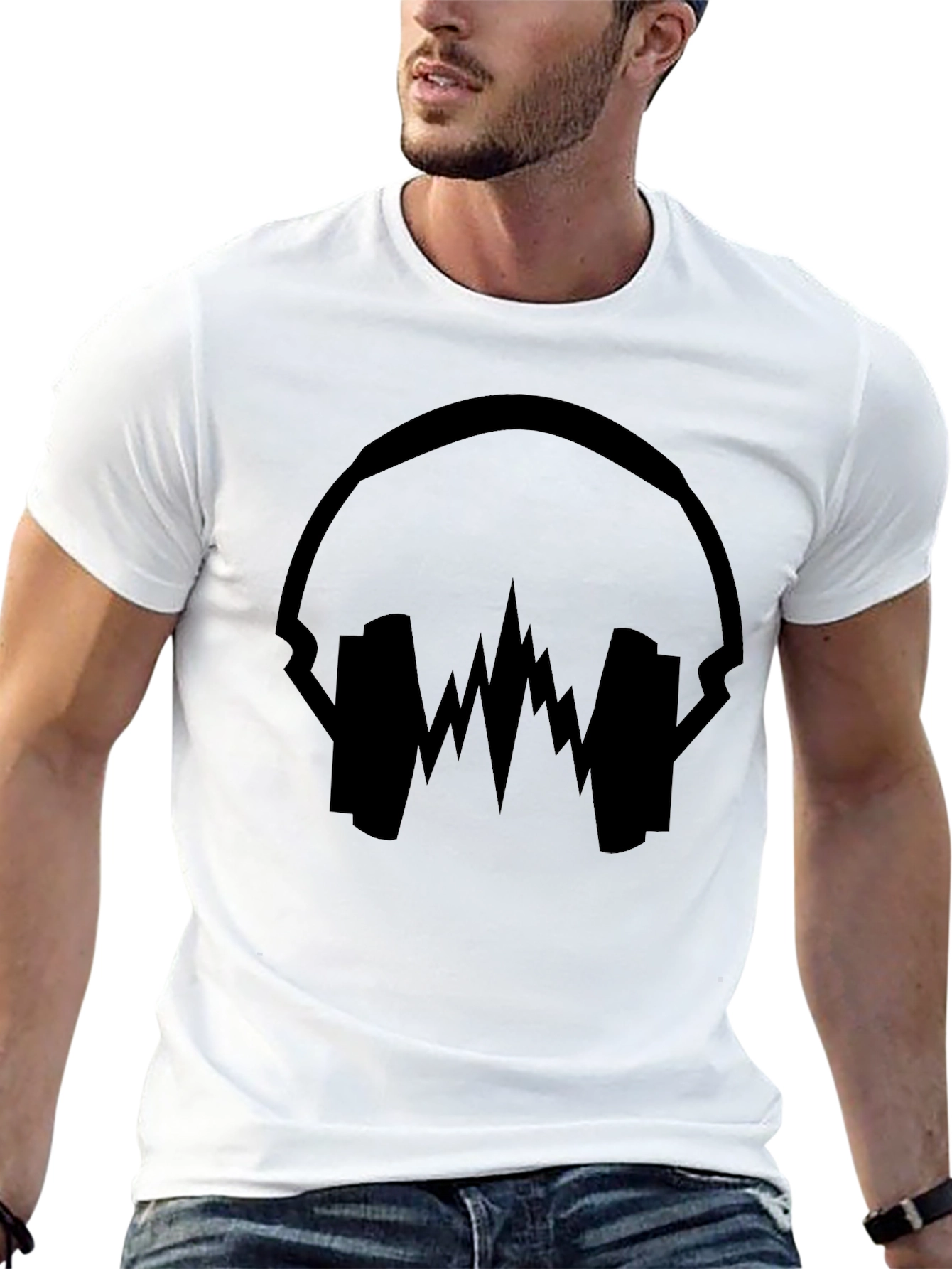 Headphone Equalizer Graphic T-Shirt
