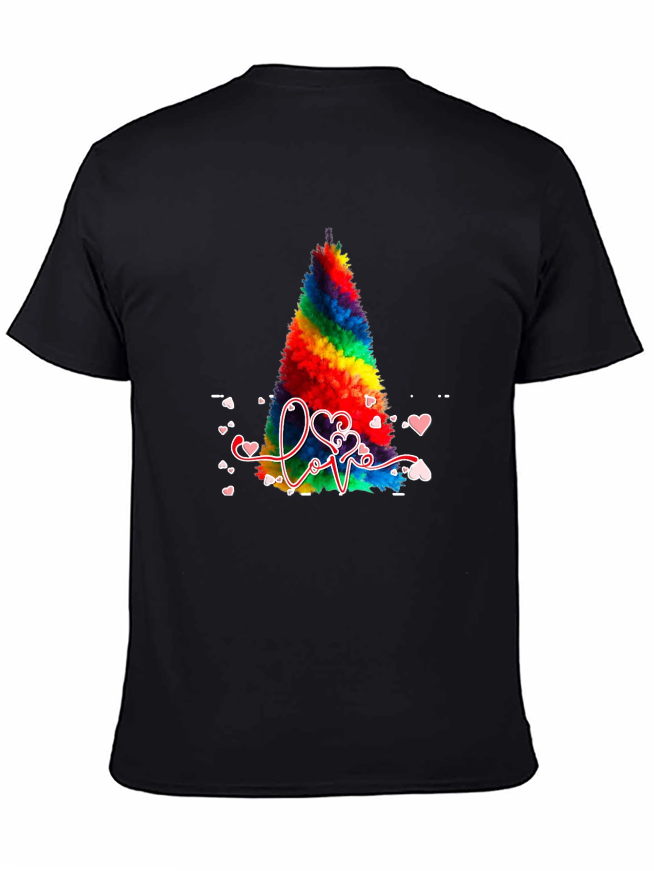 Rainbow Christmas Tree Love T-Shirt