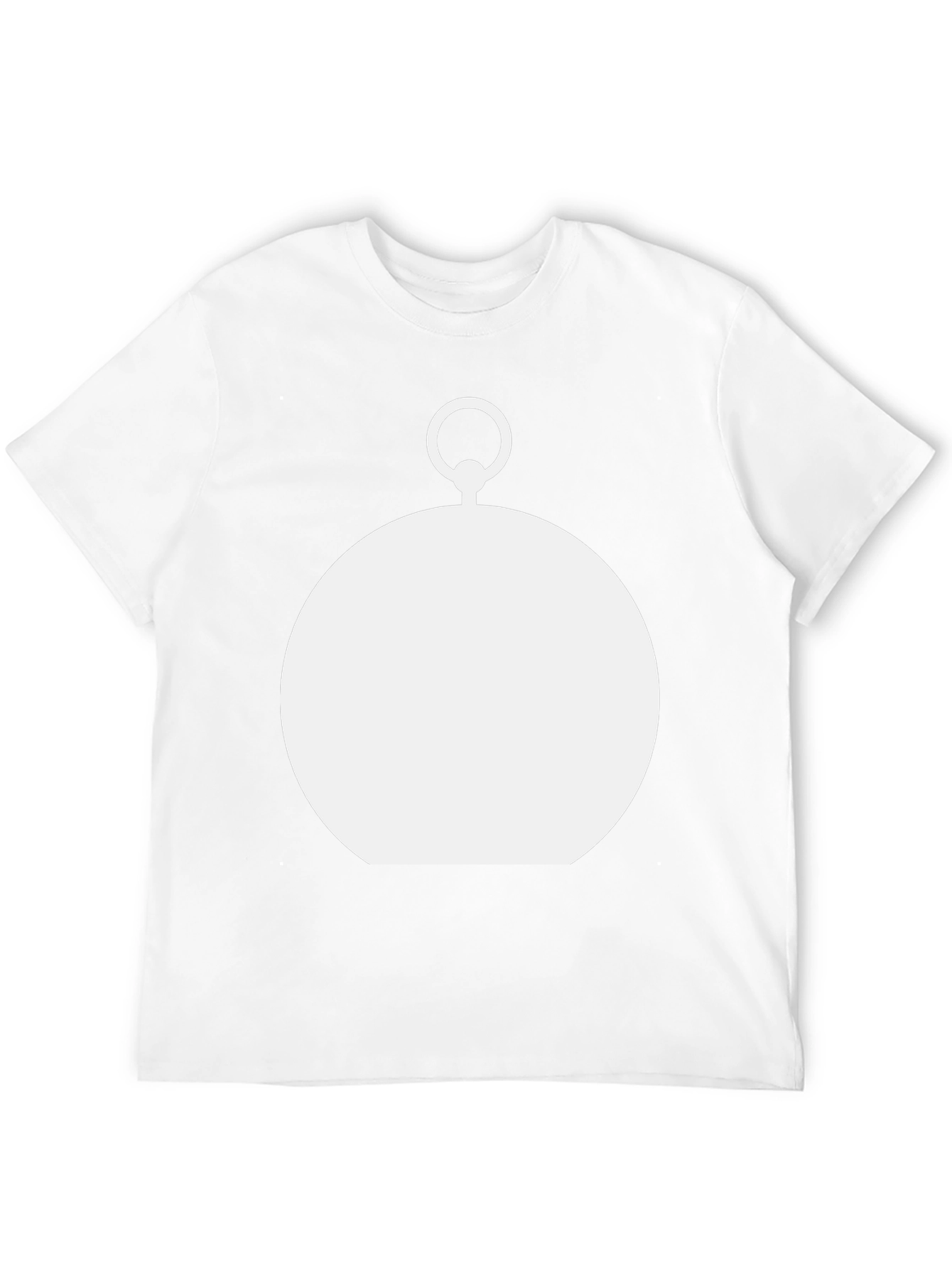 Modern Pocket Watch Graphic Tee - Black