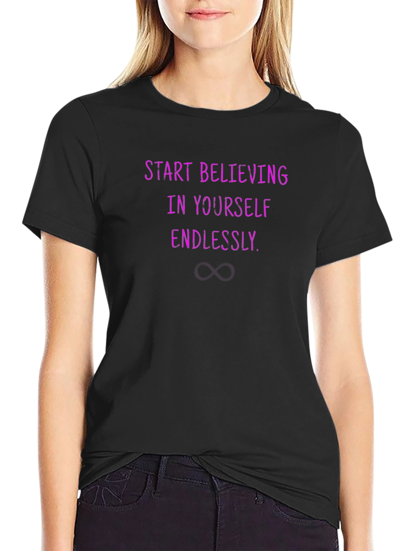 Believe in Yourself T-Shirt - Black Tee