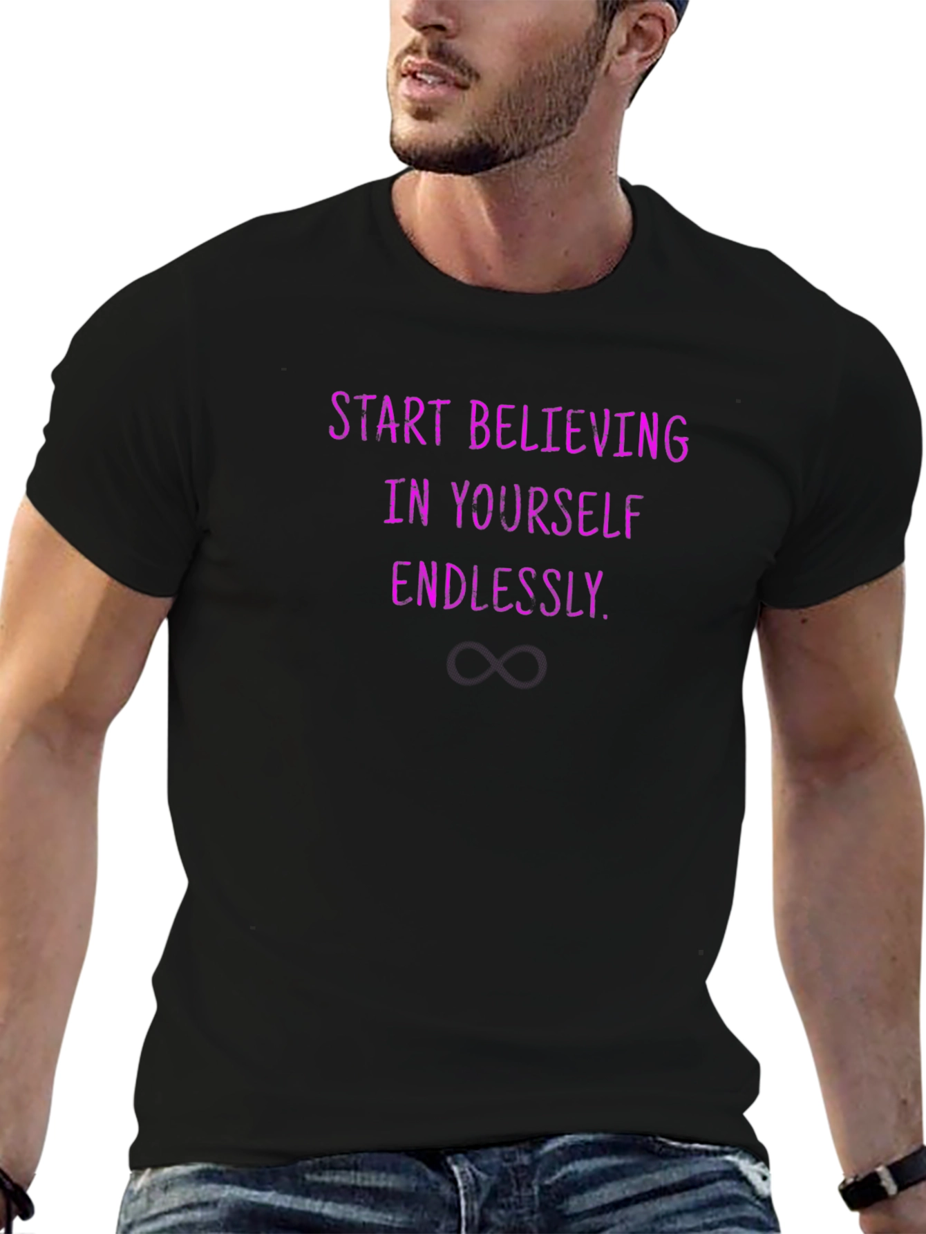 Believe in Yourself T-Shirt - Black Tee