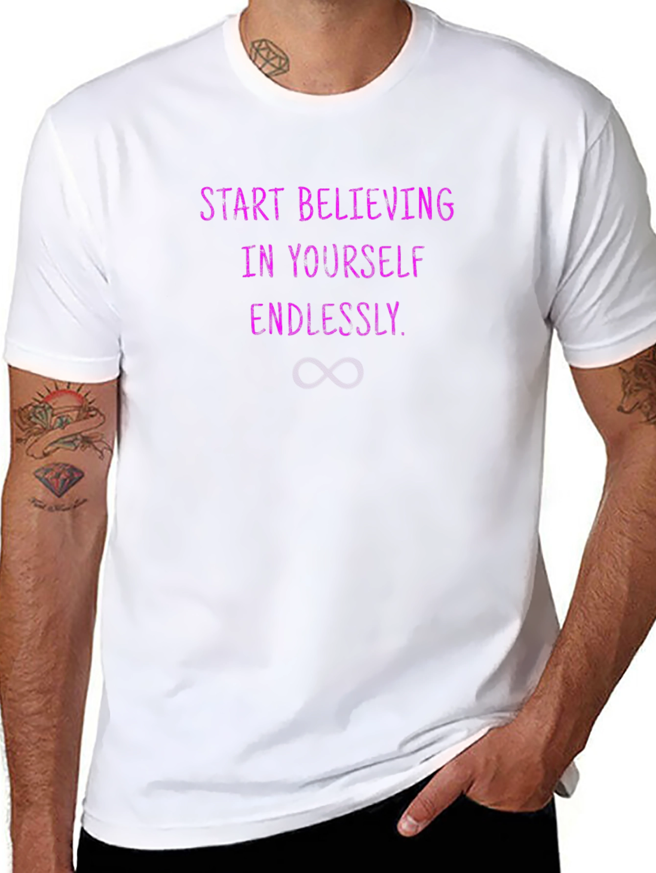 Believe in Yourself T-Shirt - Black Tee