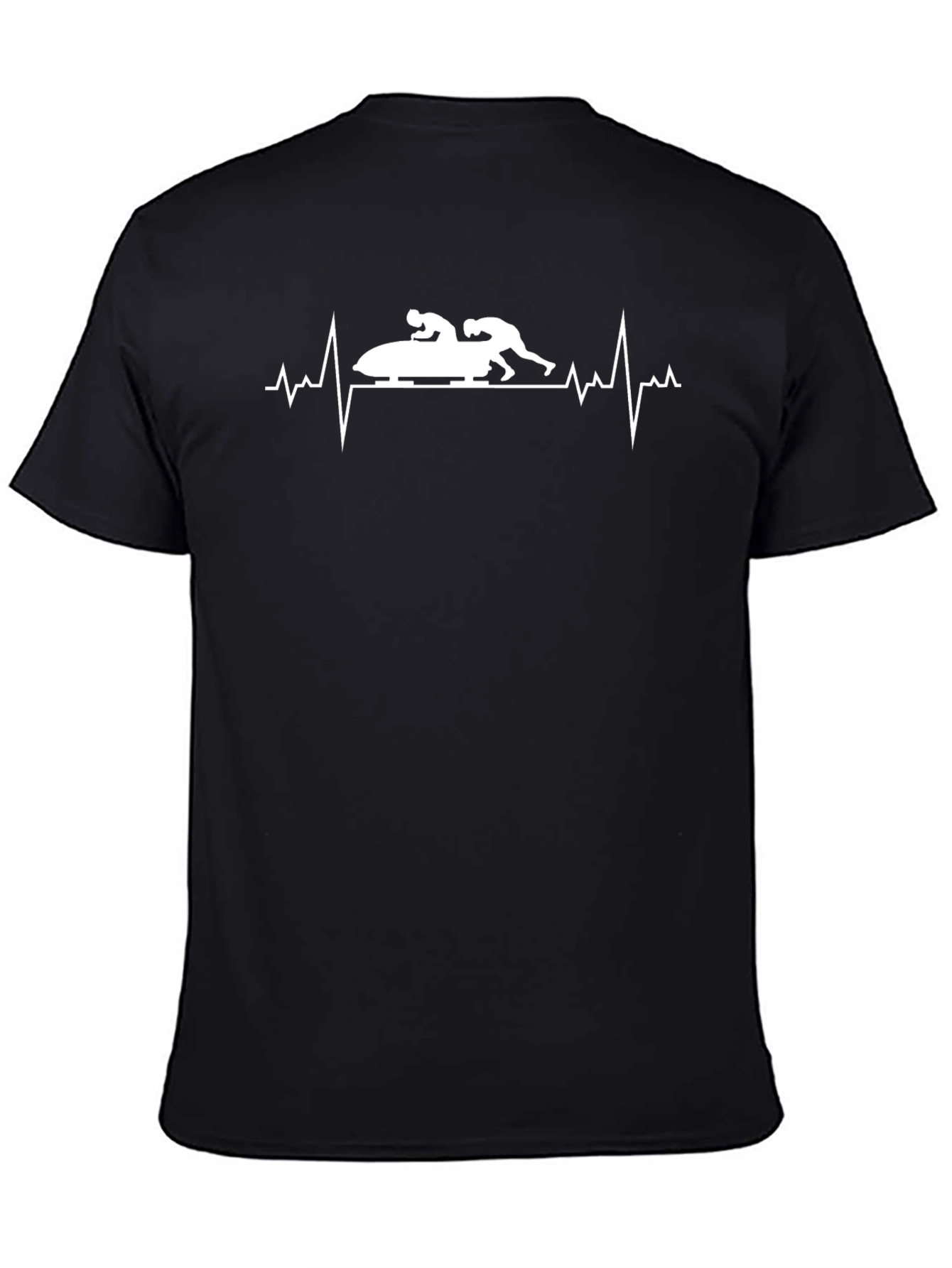 Bobsled Heartbeat T-Shirt - Winter Sports