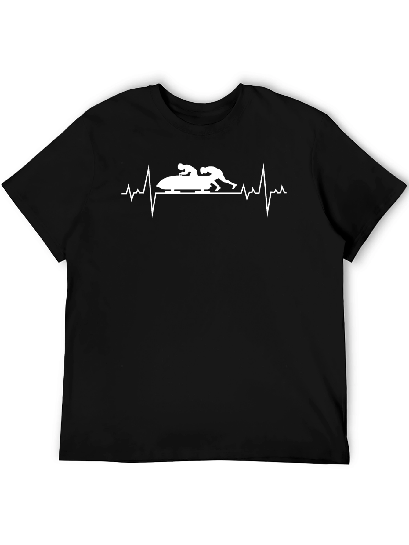 Bobsled Heartbeat T-Shirt - Winter Sports