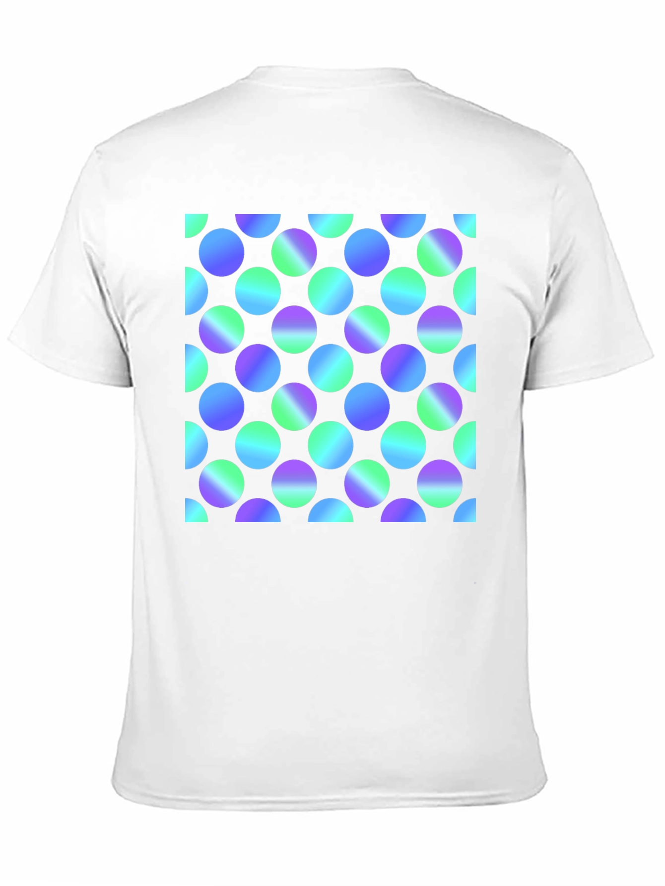 Retro Polka Dot Black T-Shirt