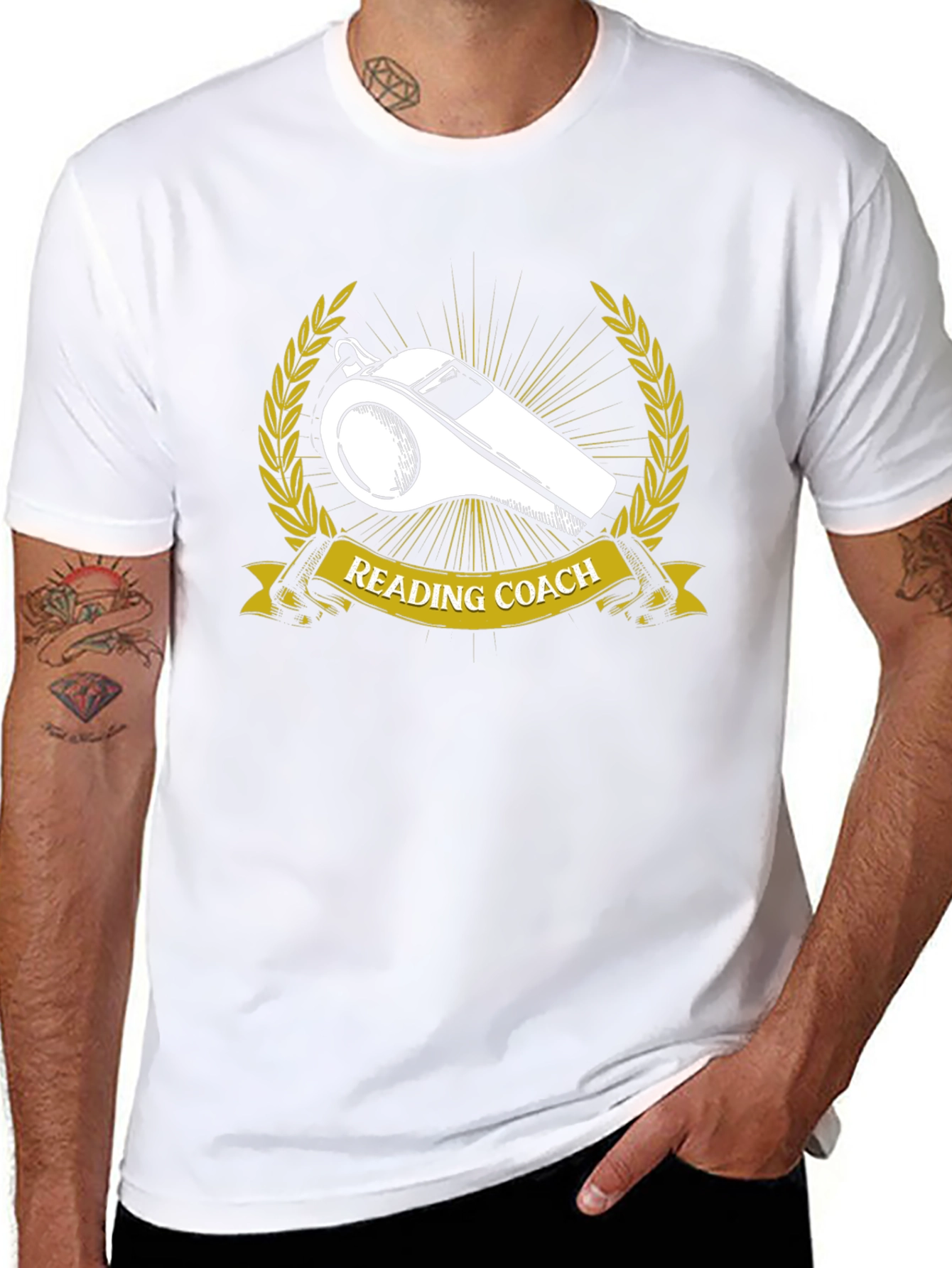 Reading Coach Whistle T-Shirt