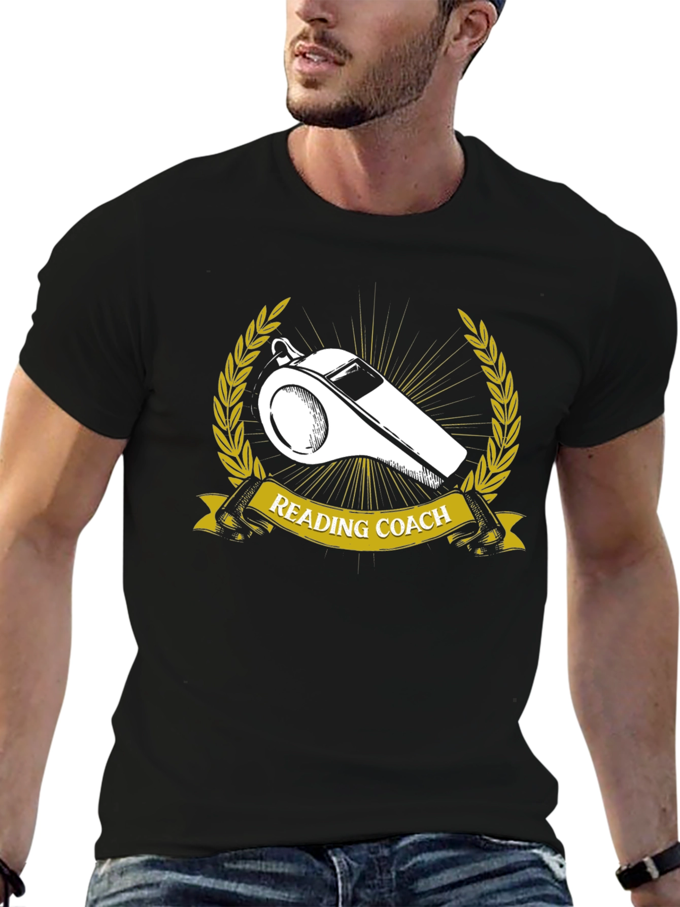 Reading Coach Whistle T-Shirt