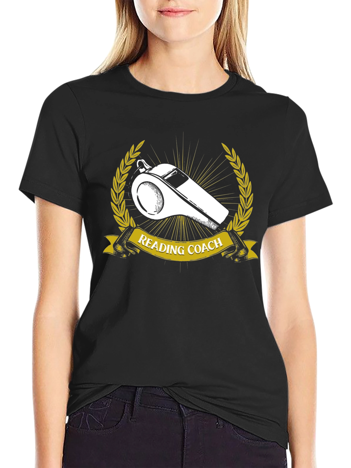 Reading Coach Whistle T-Shirt