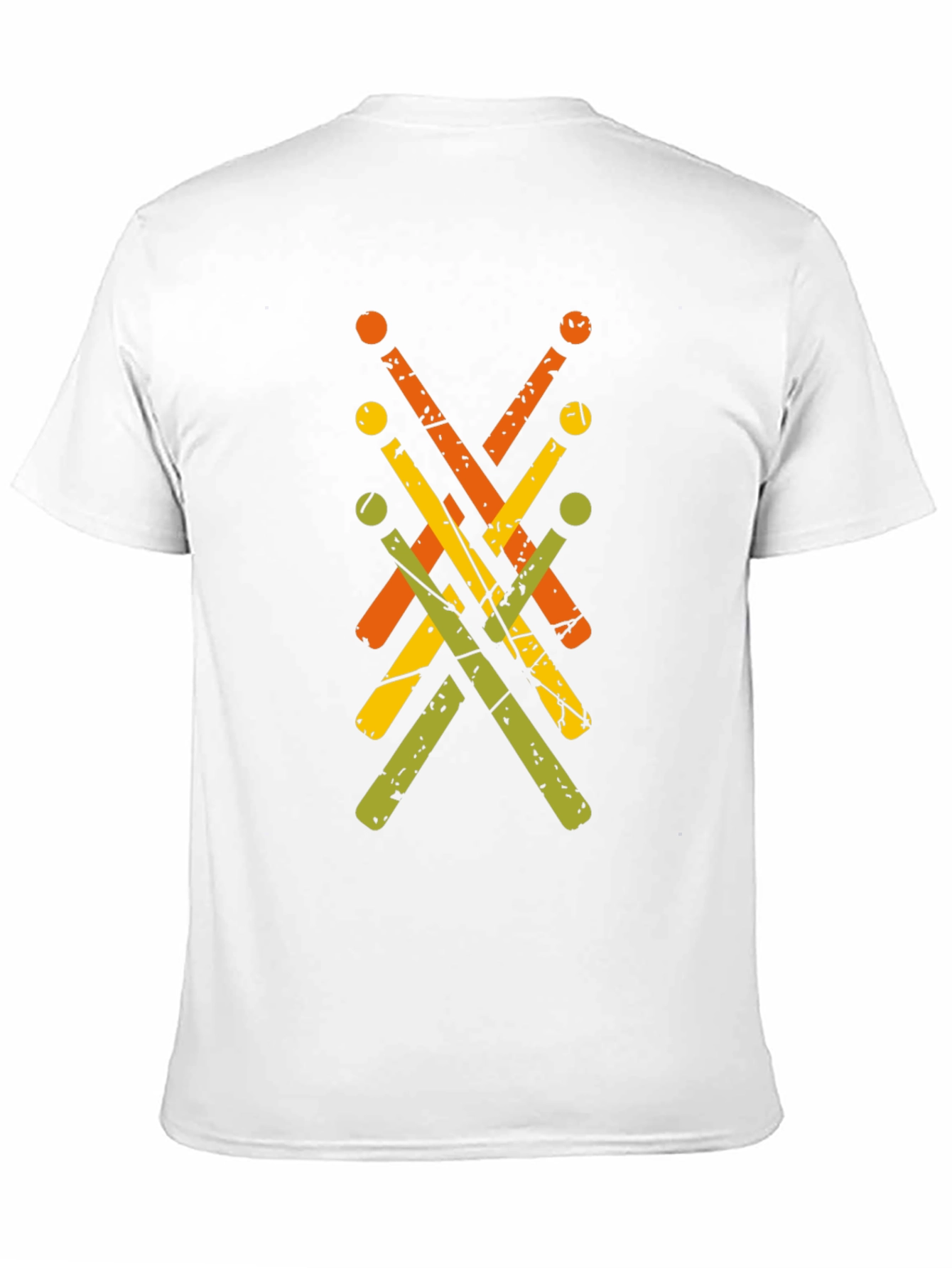 Retro Drumsticks Graphic Tee