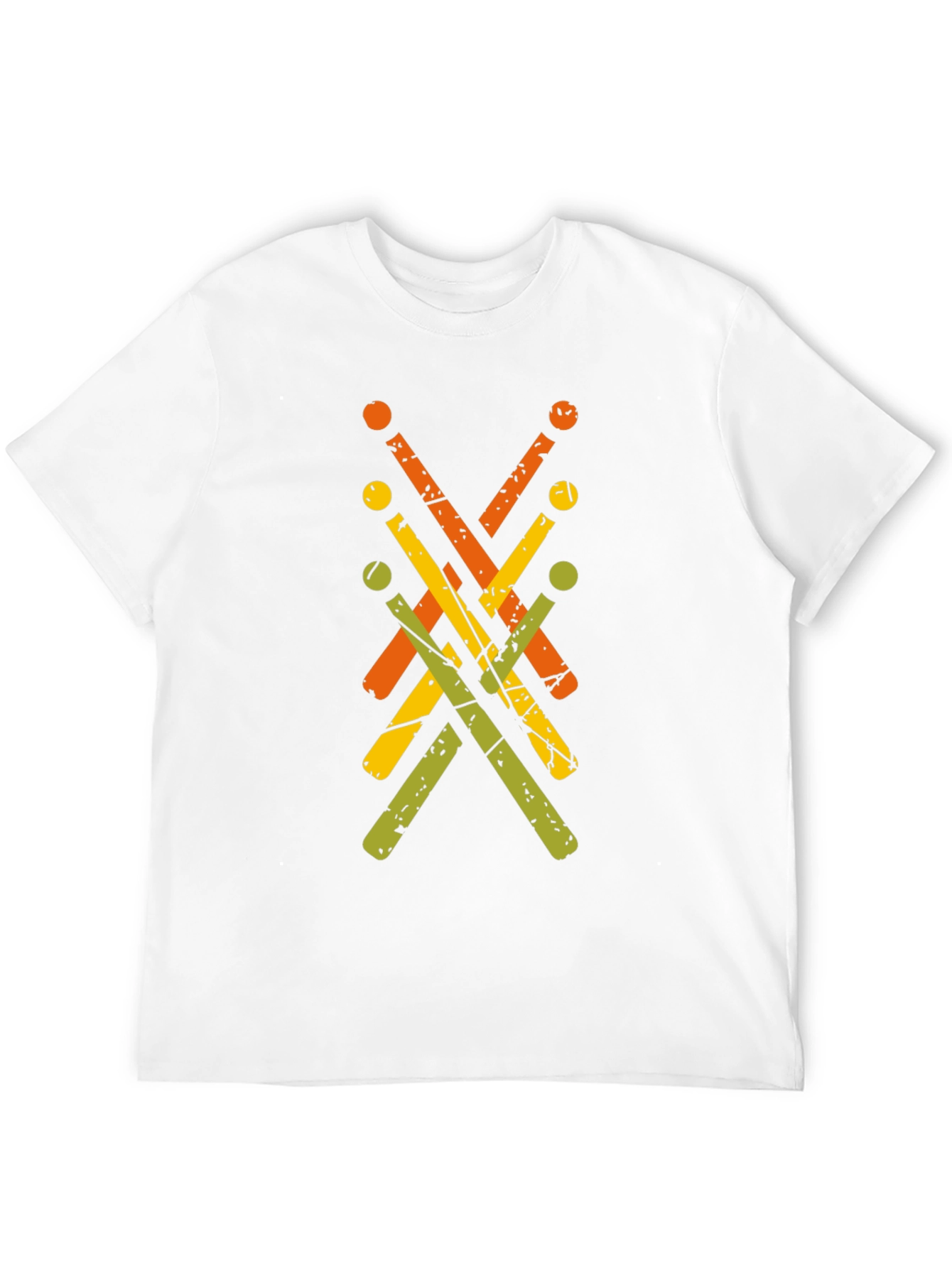 Retro Drumsticks Graphic Tee