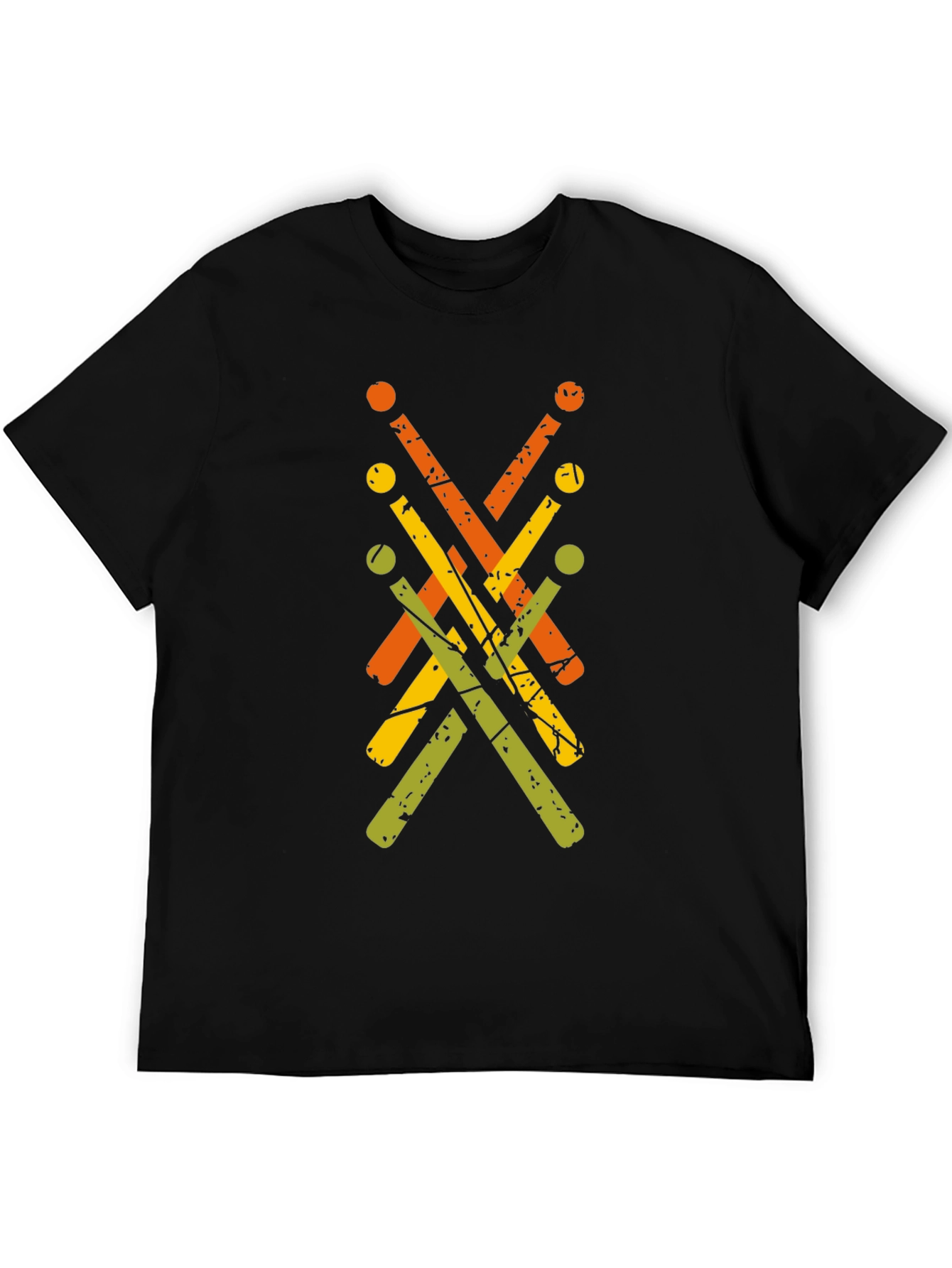 Retro Drumsticks Graphic Tee