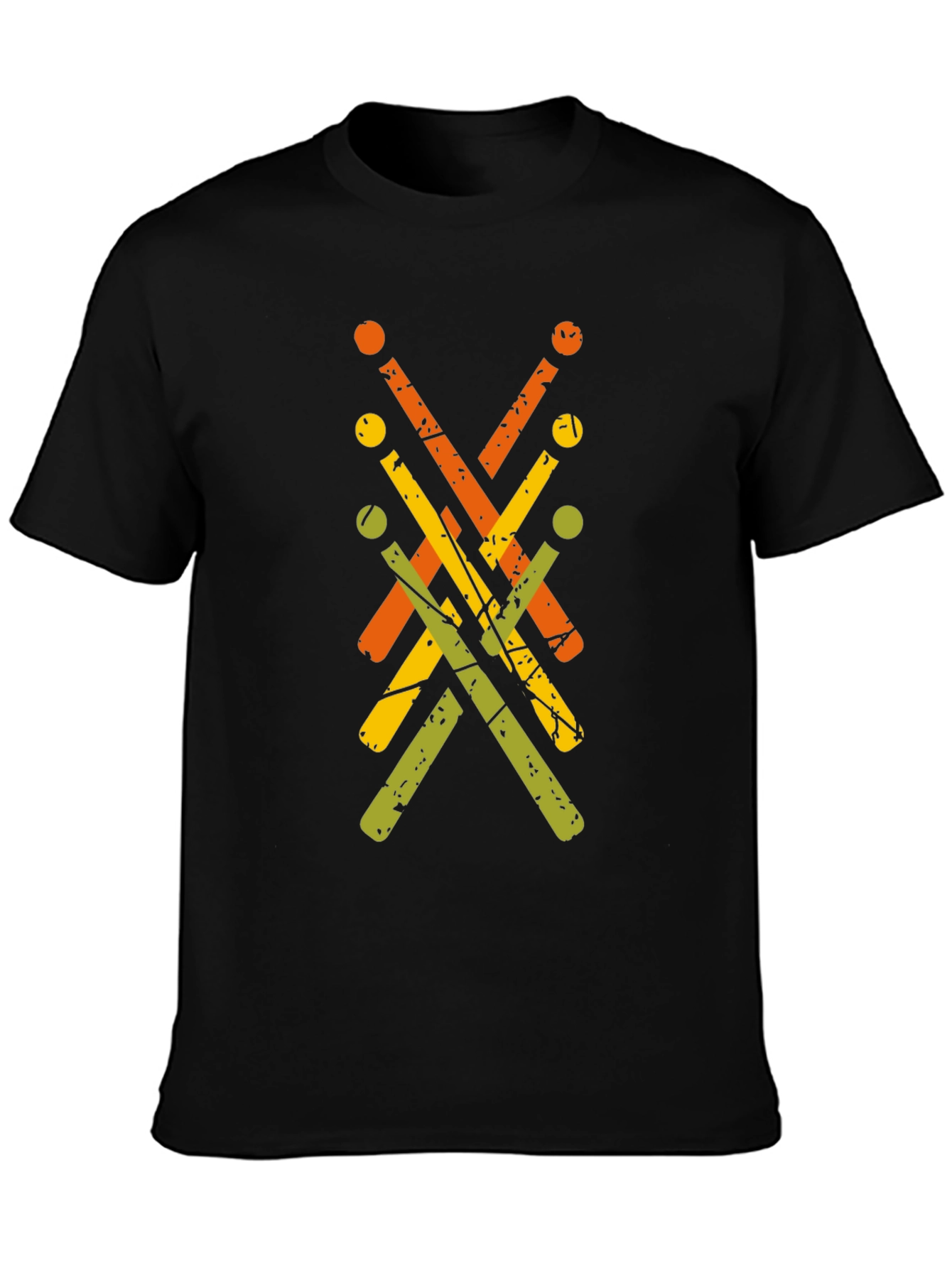 Retro Drumsticks Graphic Tee