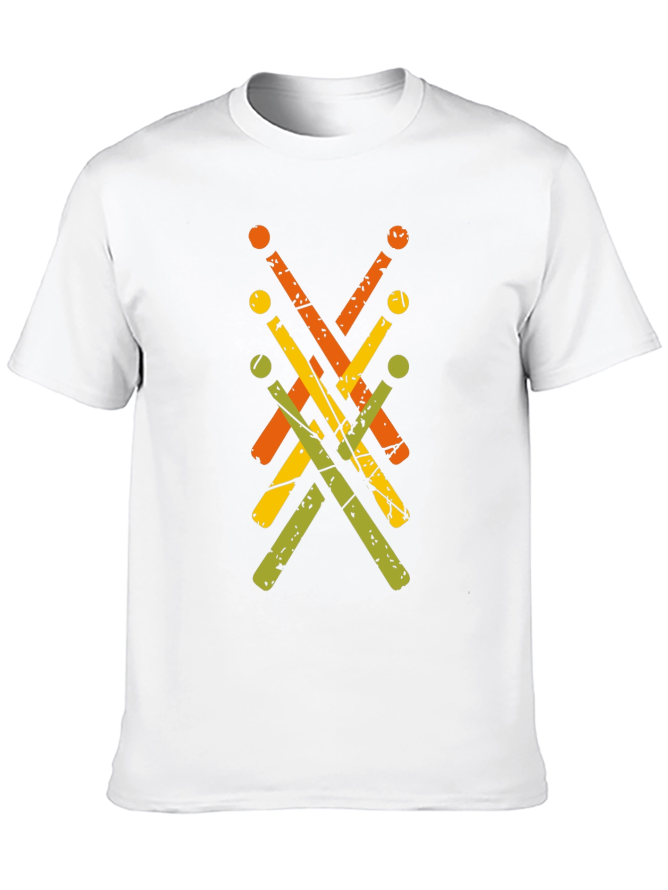 Retro Drumsticks Graphic Tee