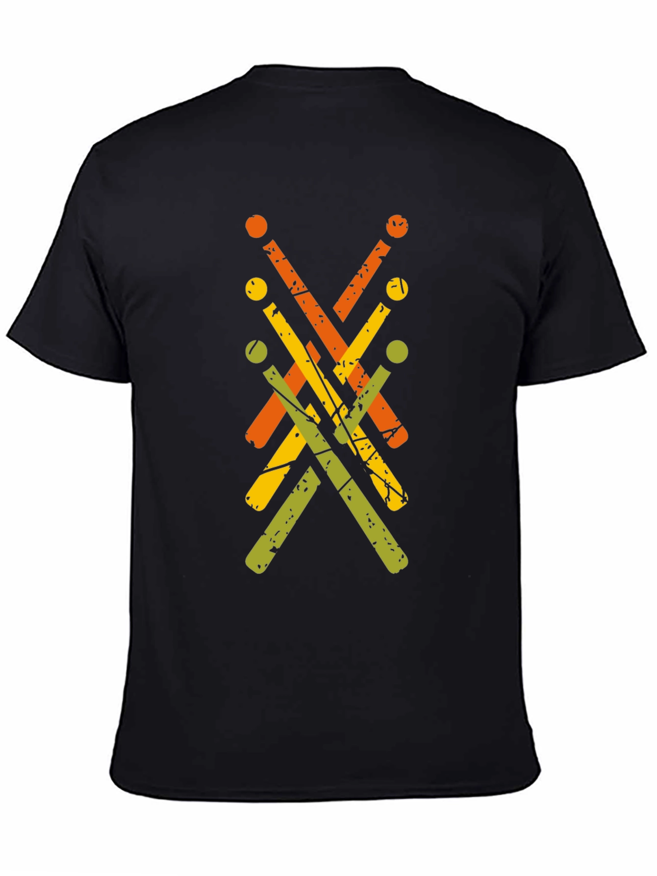 Retro Drumsticks Graphic Tee