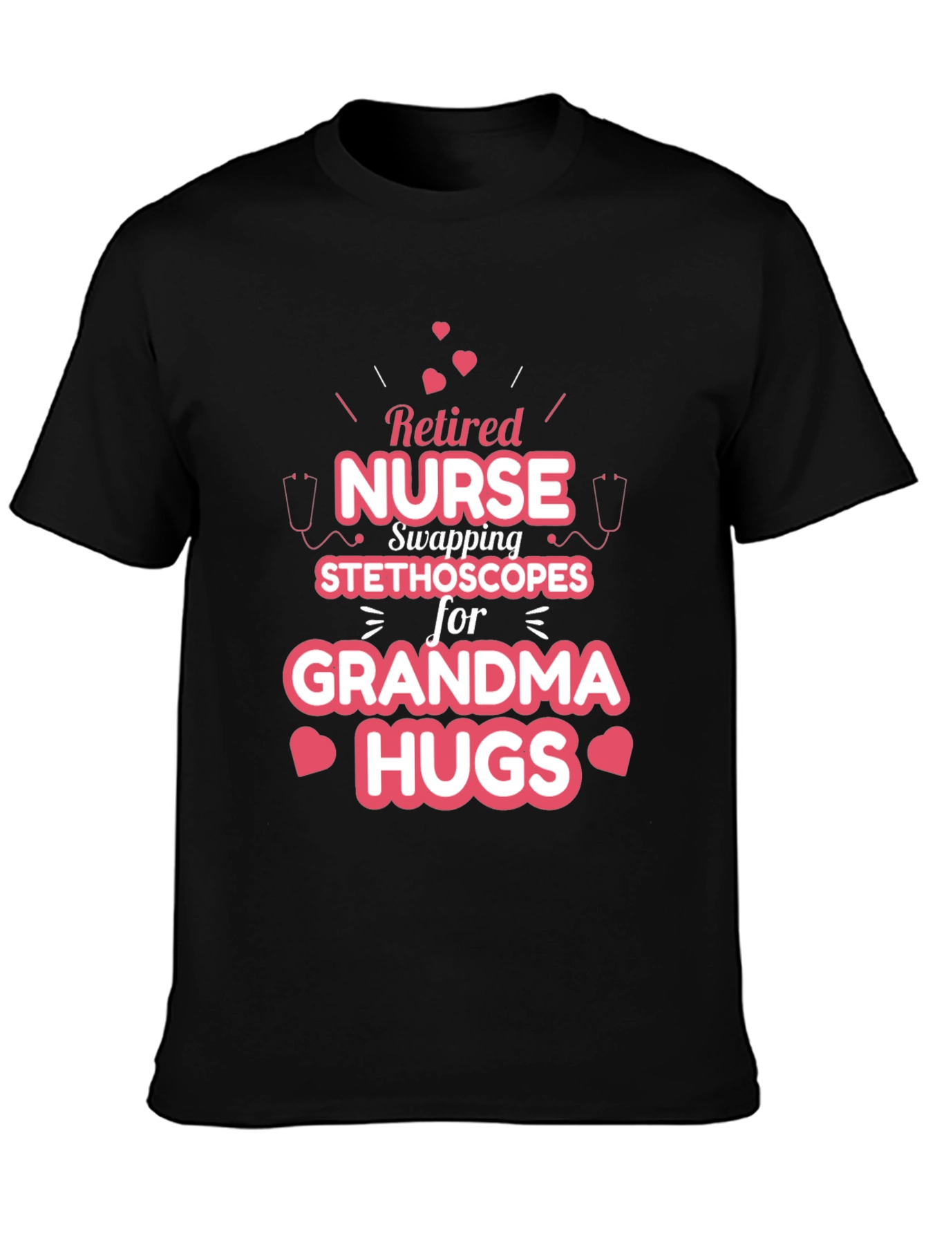 Retired Nurse Grandma Hugs T-Shirt