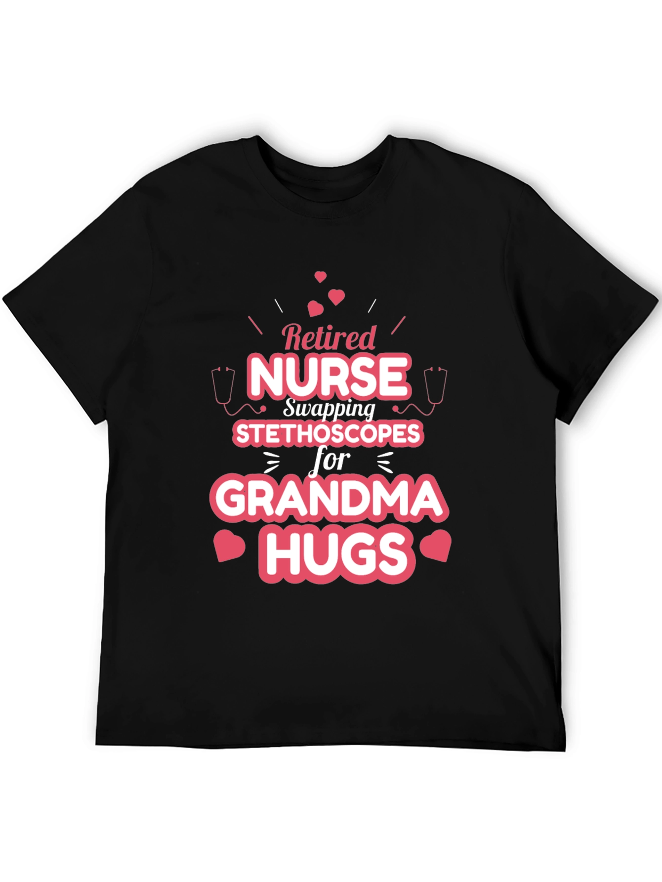 Retired Nurse Grandma Hugs T-Shirt