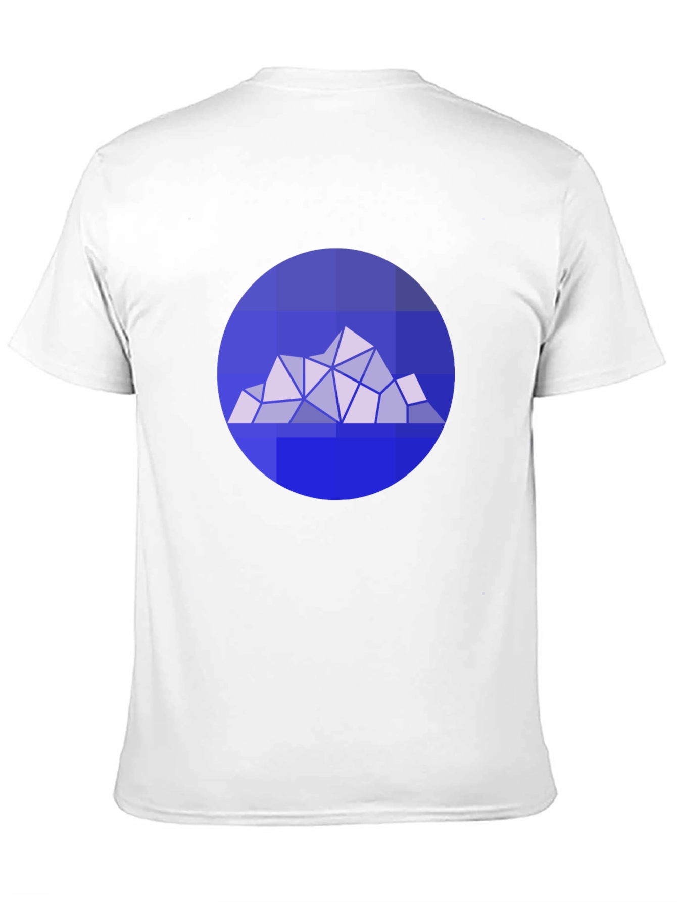 Geometric Mountain Graphic Tee - Modern Style