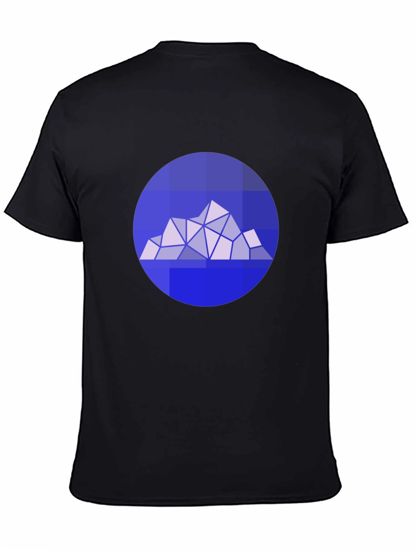 Geometric Mountain Graphic Tee - Modern Style