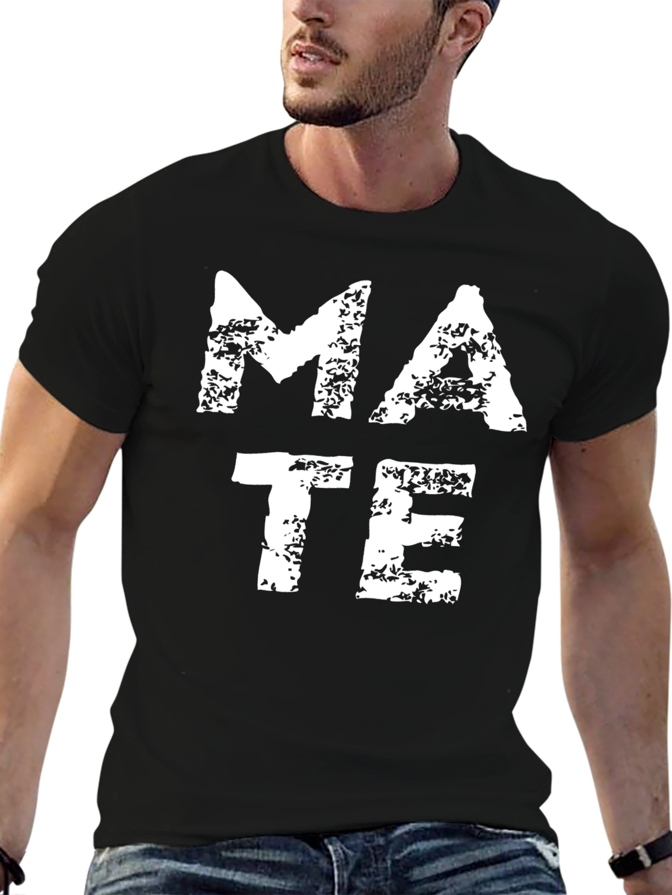 MATE Graphic Tee - Soft Cotton Crew Neck