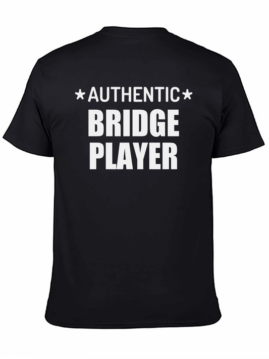 Authentic Bridge Player Black T-Shirt