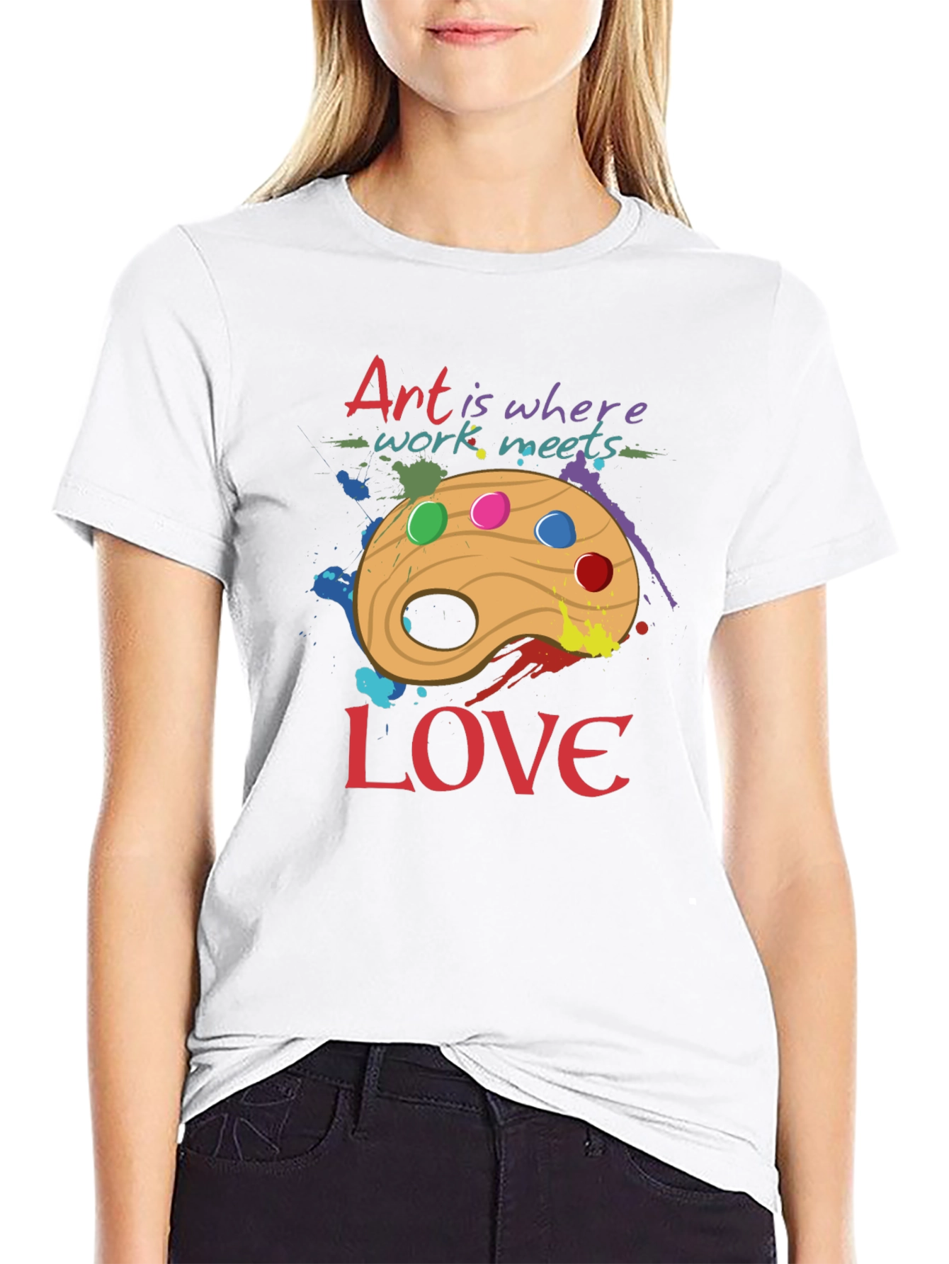 Art is Where Work Meets Love T-Shirt