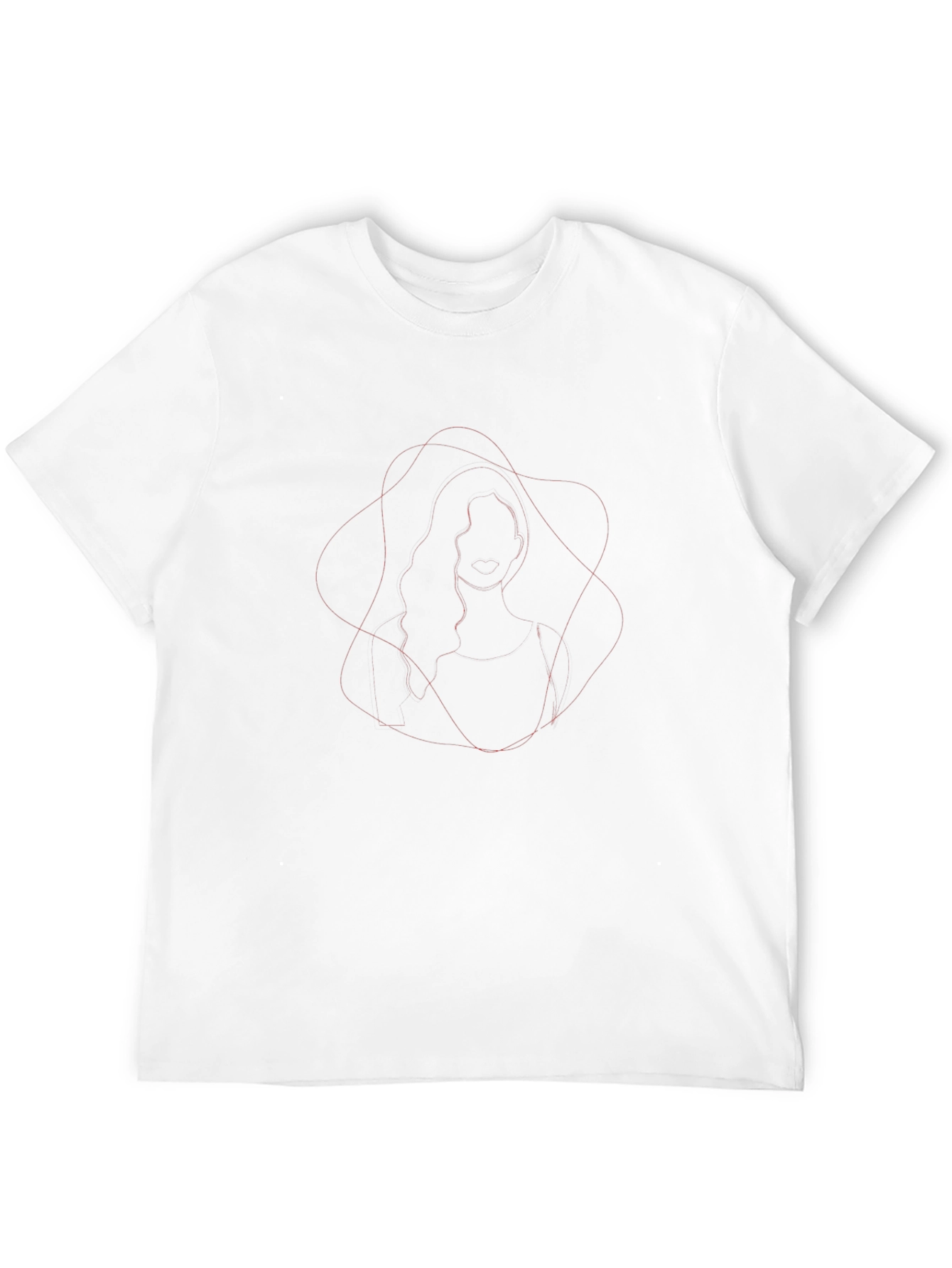 Abstract Graphic Mens Black Tee