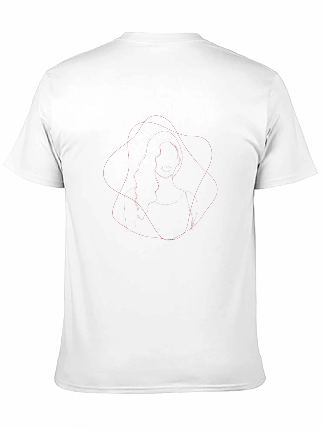 Abstract Graphic Mens Black Tee