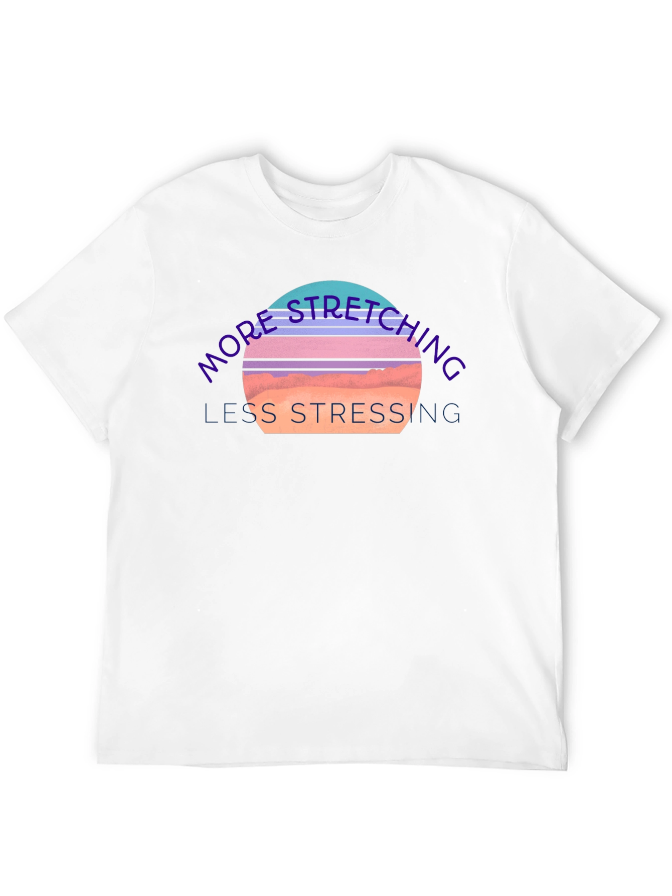 Stretching & Stressing Graphic Tee - Comfort Fit
