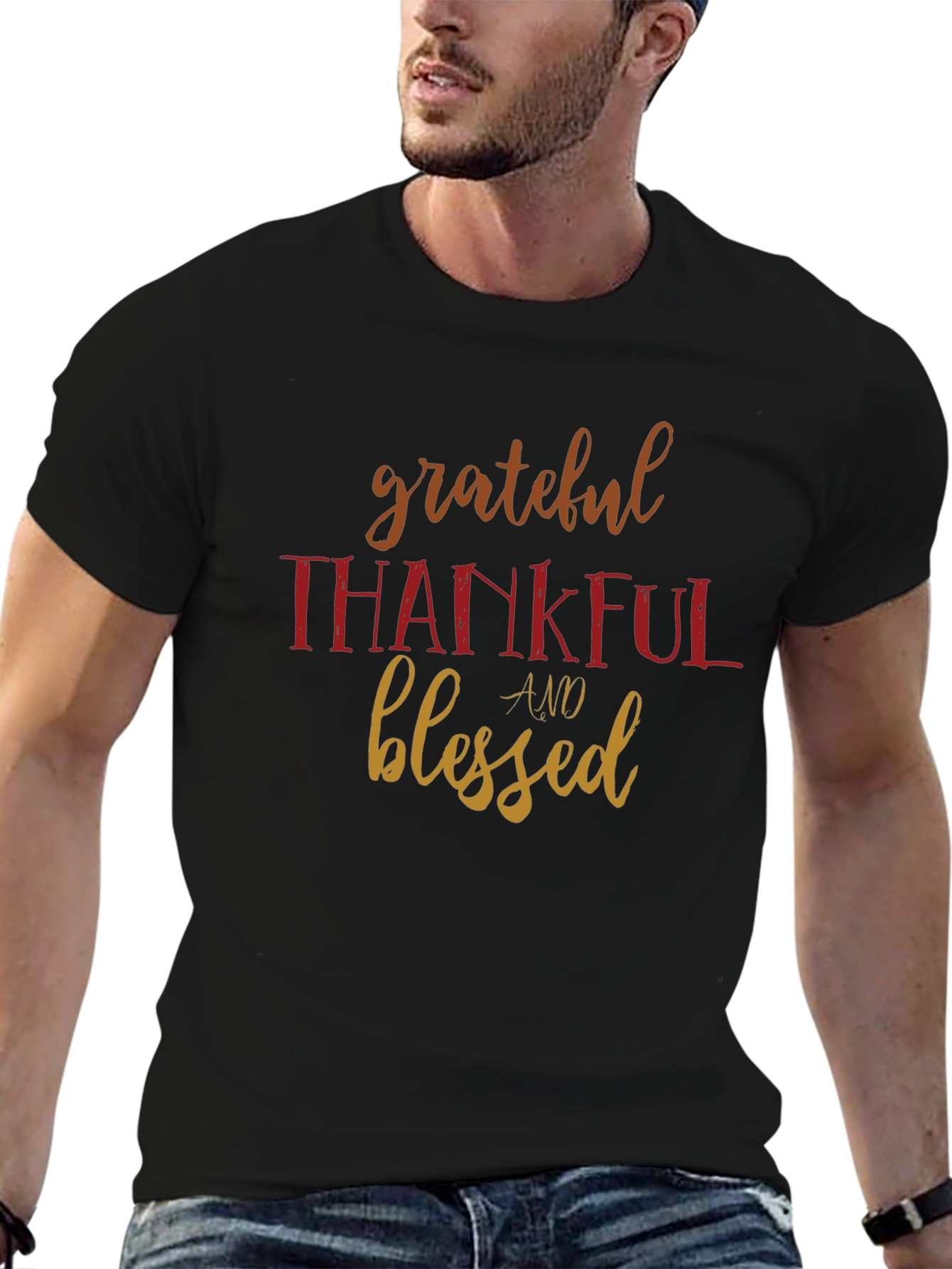 Grateful Thankful Blessed T-Shirt