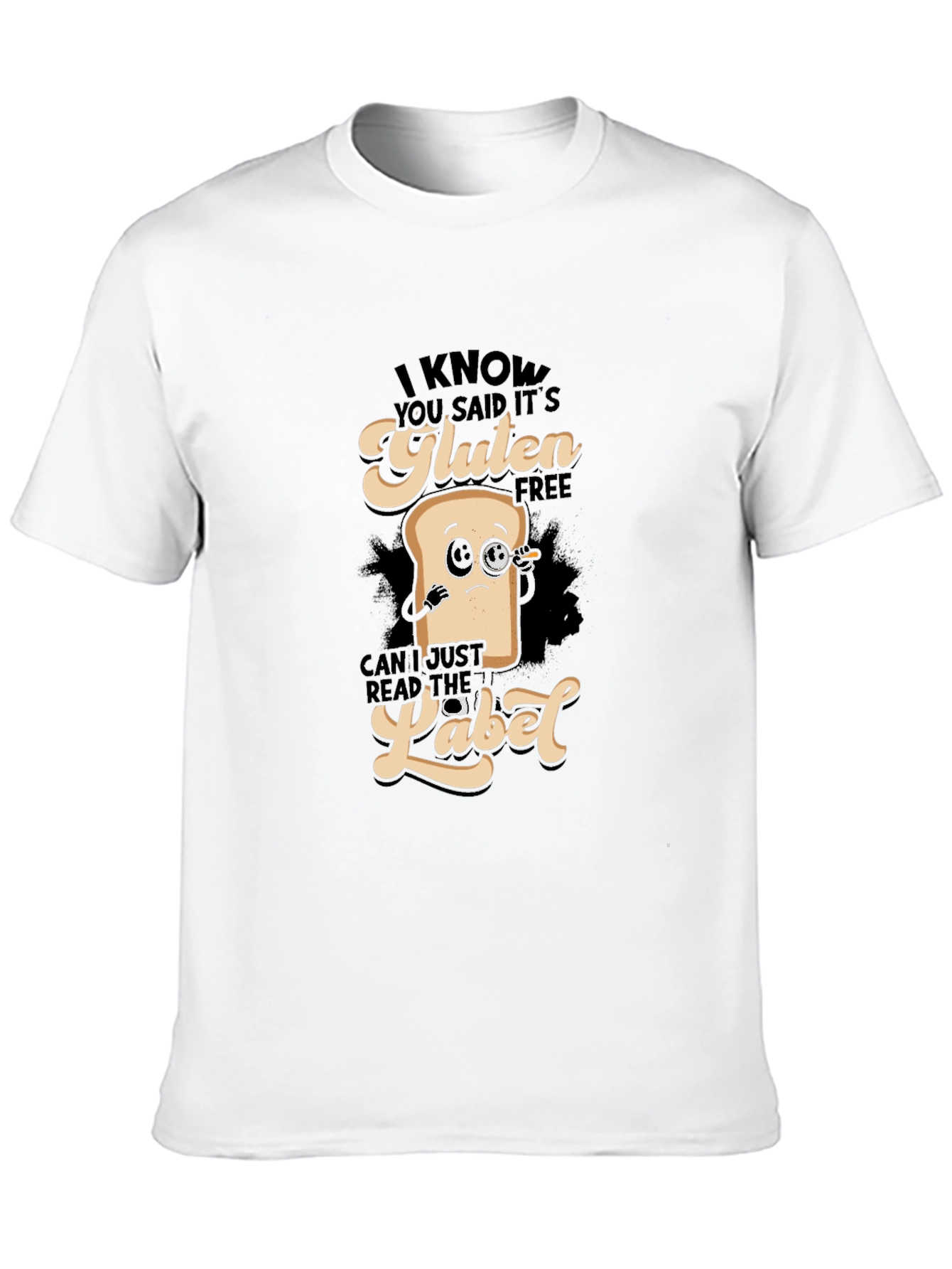 Gluten Free T-Shirt - Funny Foodie Tee