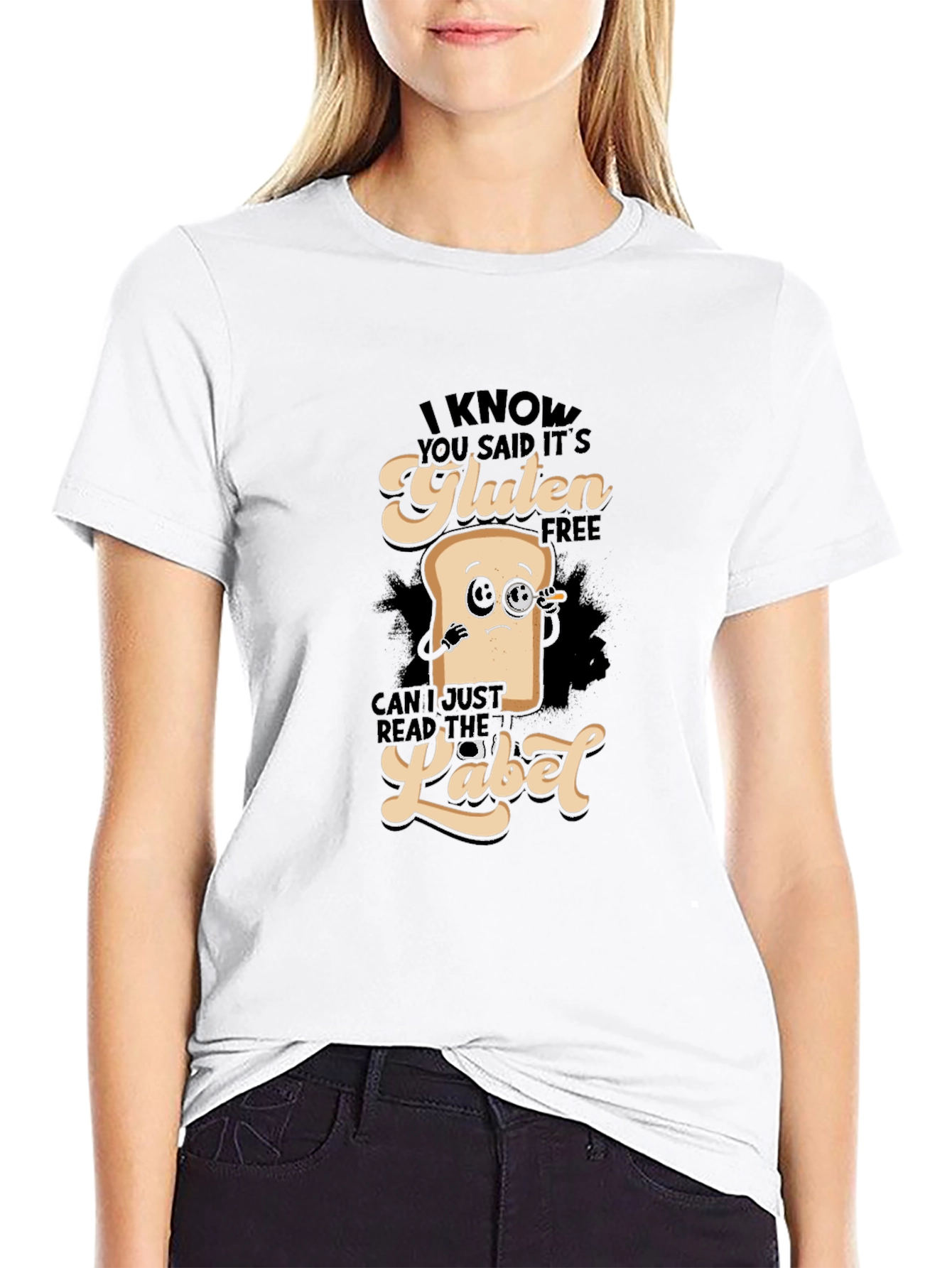 Gluten Free T-Shirt - Funny Foodie Tee