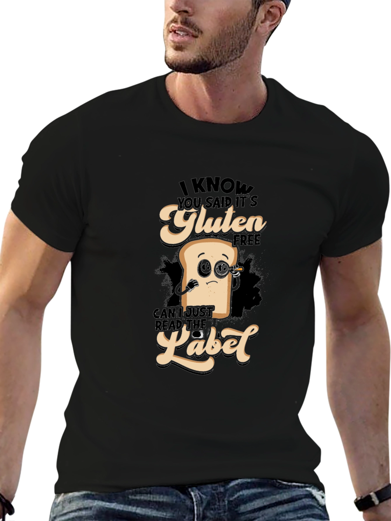Gluten Free T-Shirt - Funny Foodie Tee
