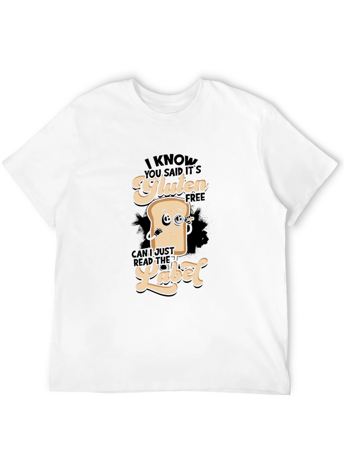 Gluten Free T-Shirt - Funny Foodie Tee