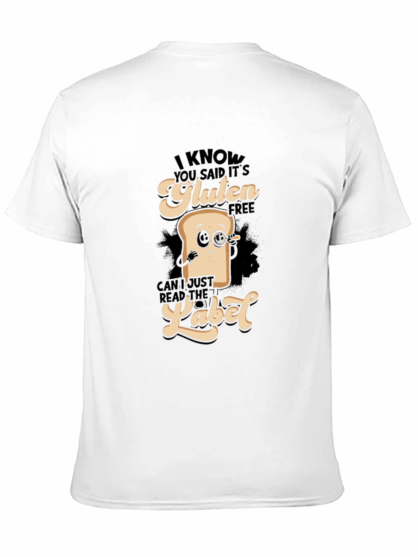 Gluten Free T-Shirt - Funny Foodie Tee