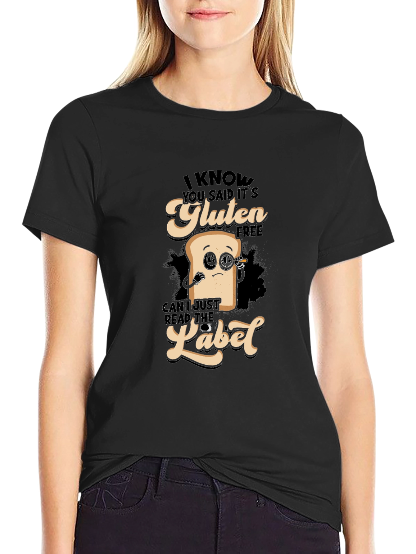 Gluten Free T-Shirt - Funny Foodie Tee