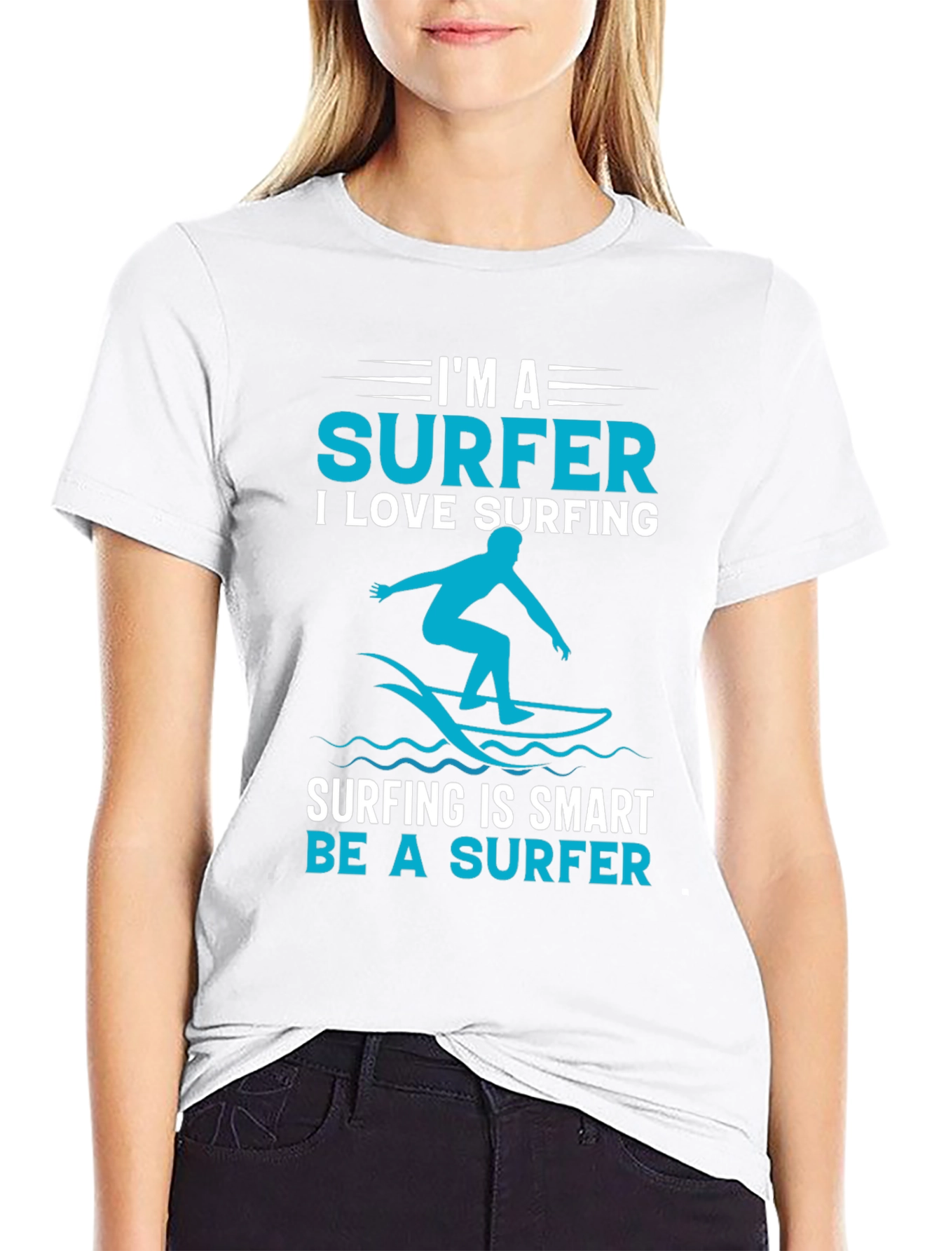 Surfer Graphic T-Shirt - Love Surfing Tee