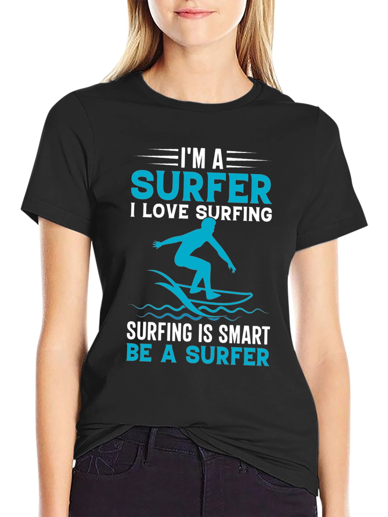 Surfer Graphic T-Shirt - Love Surfing Tee
