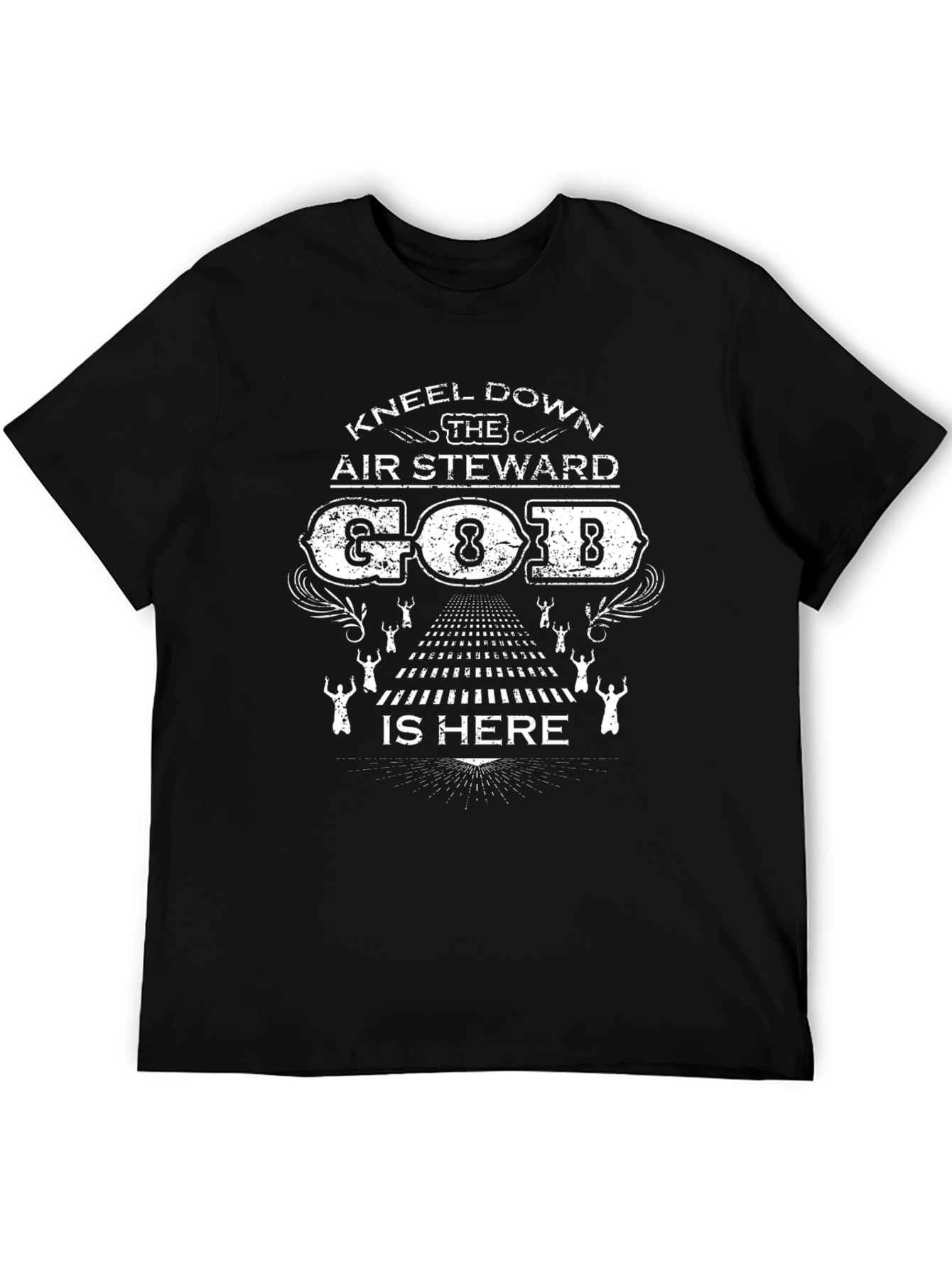 Kneel Down T-Shirt - Air Steward God Graphic Tee