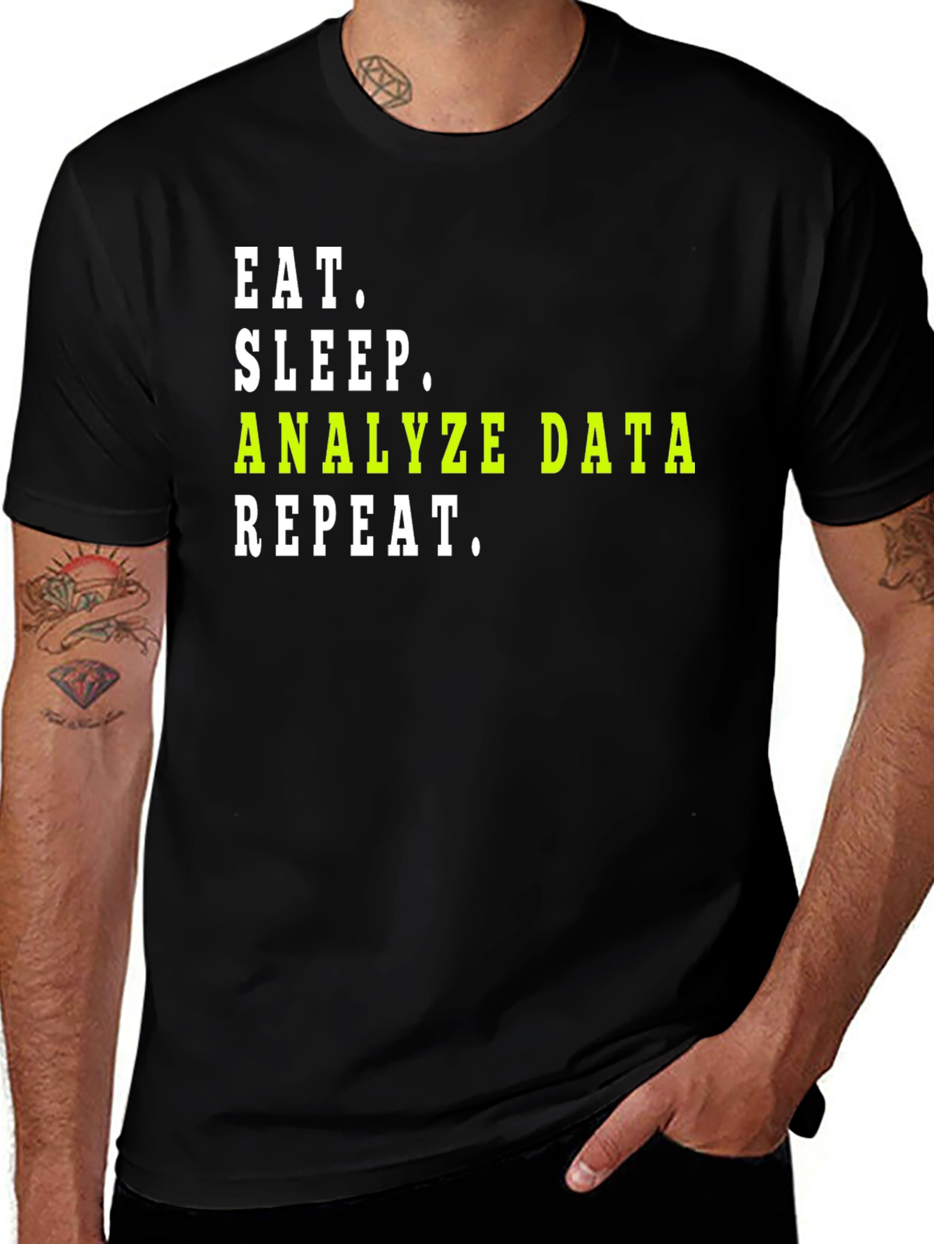 Eat Sleep Analyze Data Repeat T-Shirt