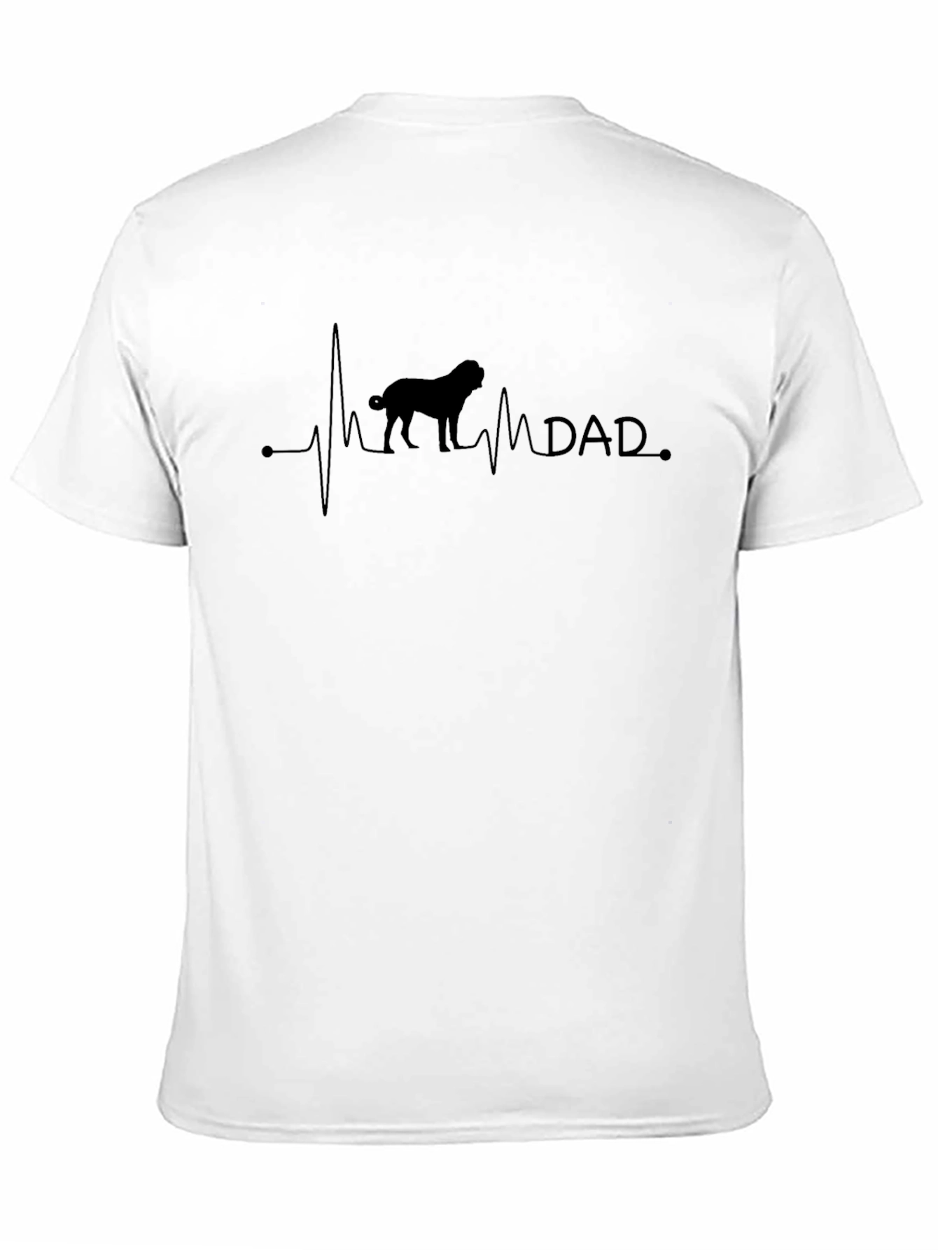 Dog Dad Heartbeat T-Shirt